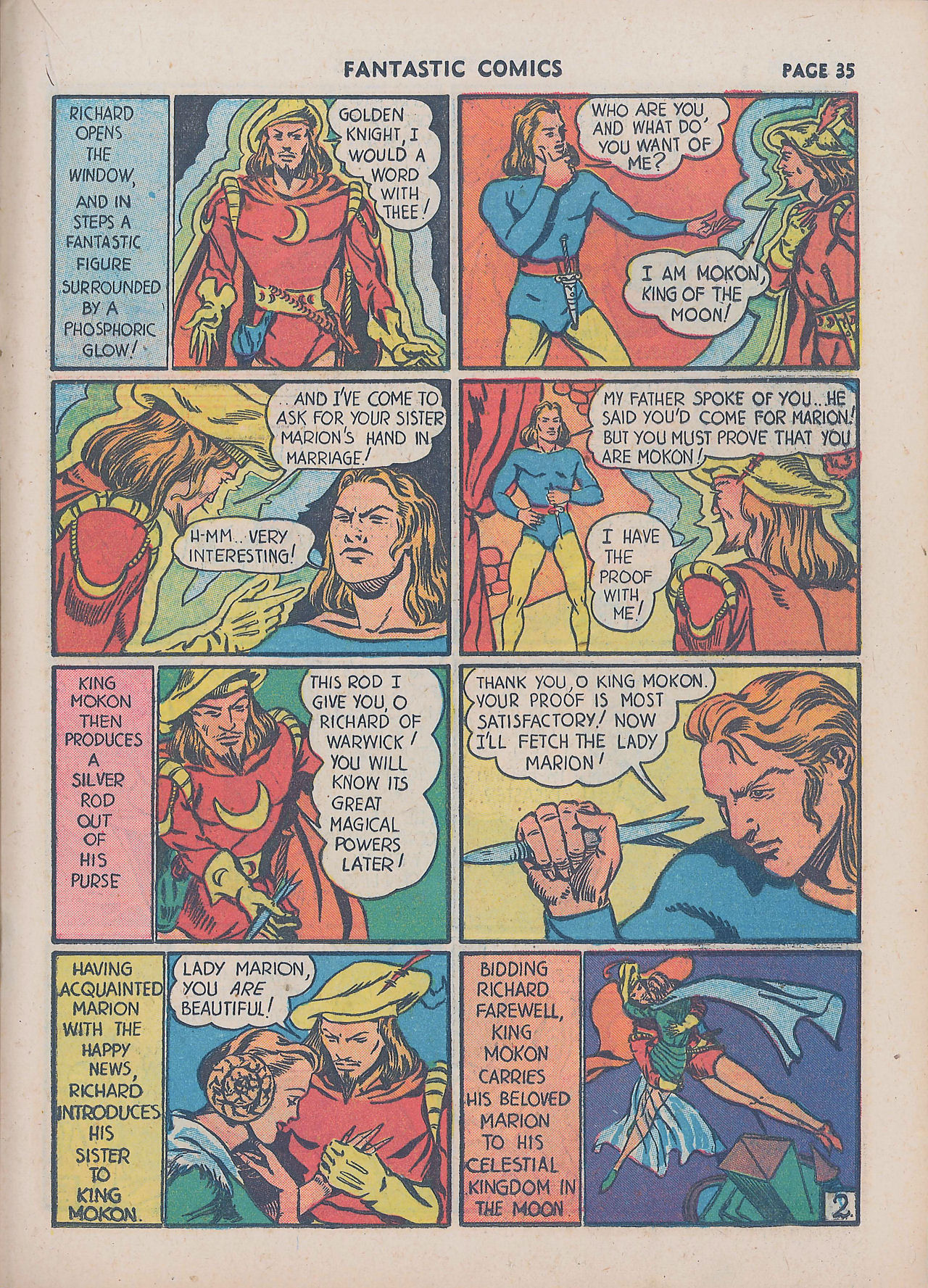 Read online Fantastic Comics comic -  Issue #16 - 36