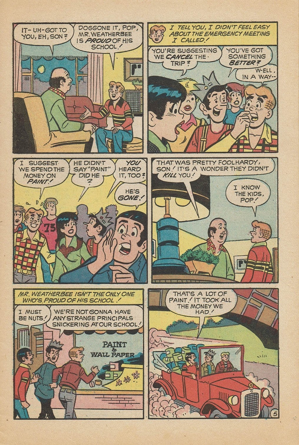Read online Archie at Riverdale High (1972) comic -  Issue #6 - 7