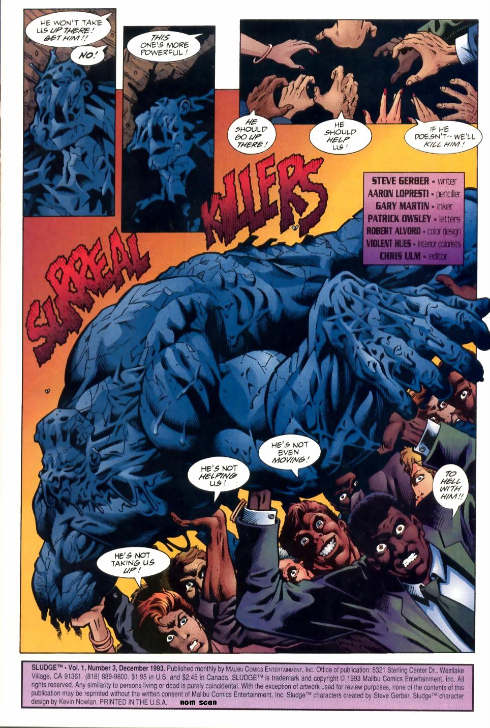 Read online Sludge comic -  Issue #3 - 2