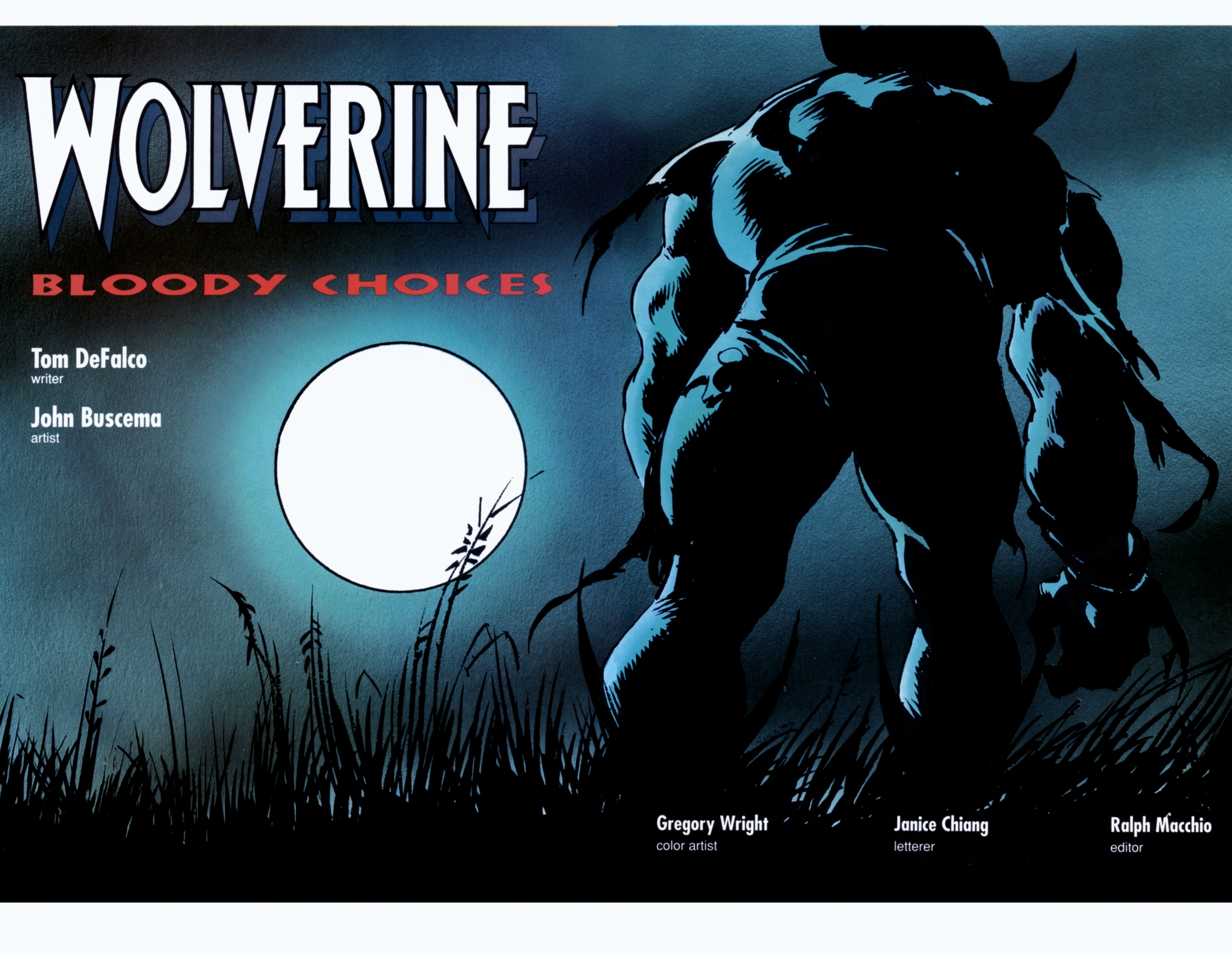 Read online Wolverine: Bloody Choices comic -  Issue # Full - 4
