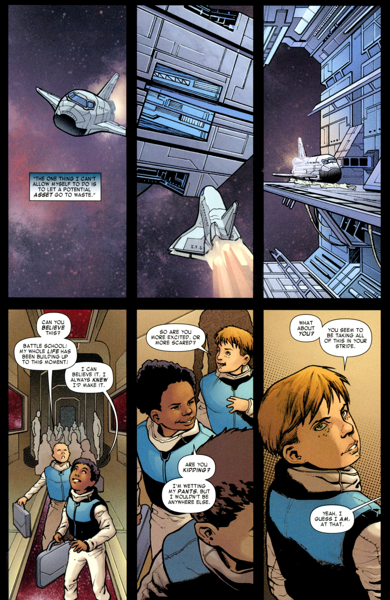 Read online Ender's Shadow: Battle School comic -  Issue #5 - 24