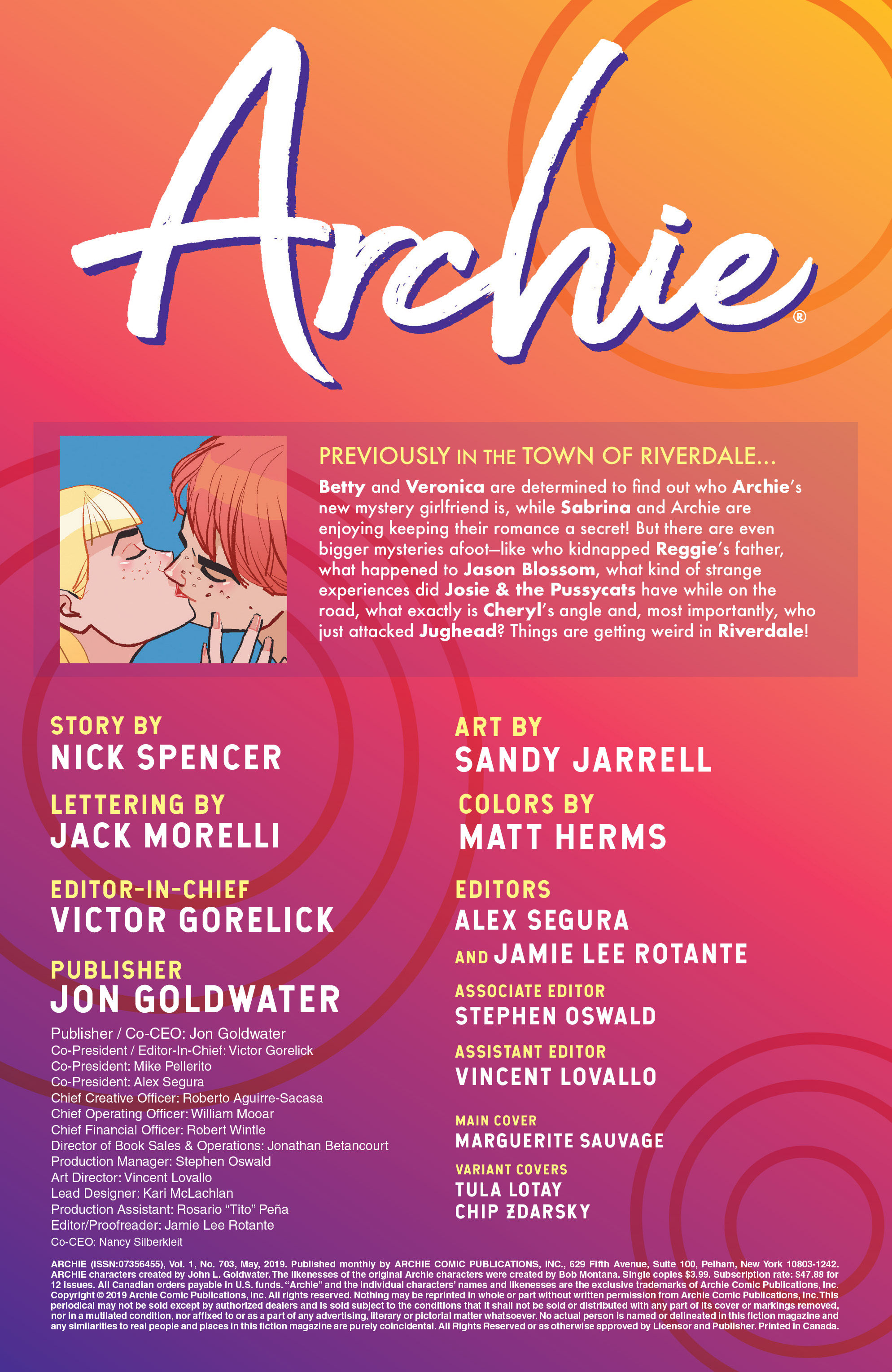 Read online Archie (2015) comic -  Issue #703 - 2