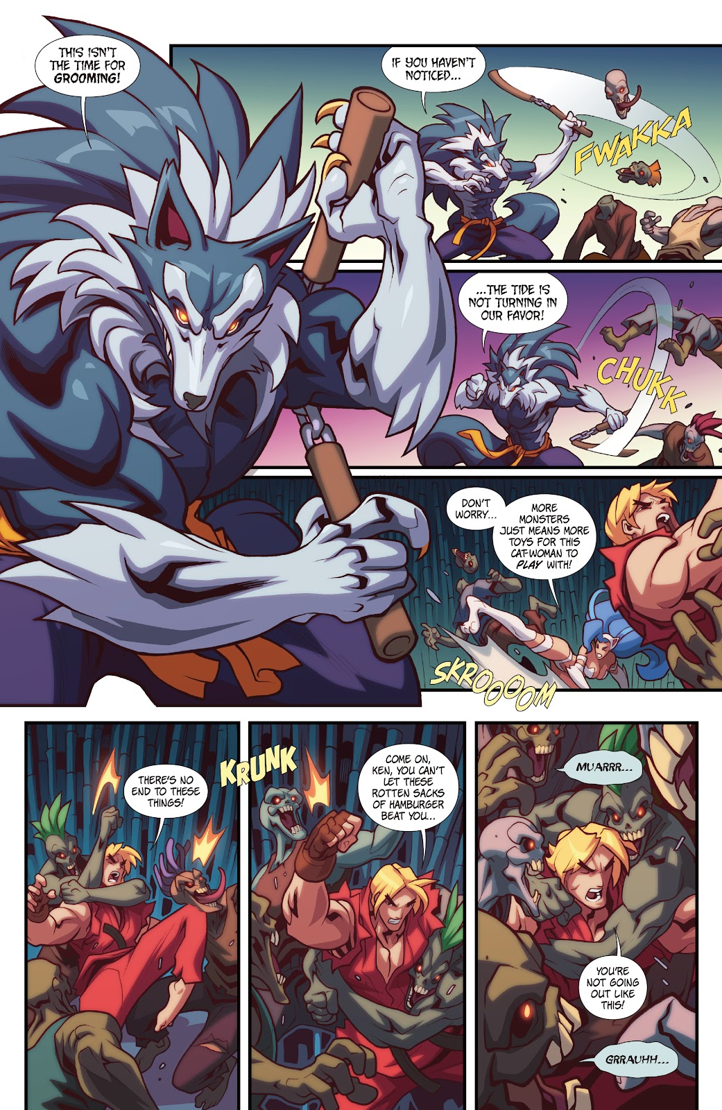 Street Fighter VS Darkstalkers issue 2 - Page 14