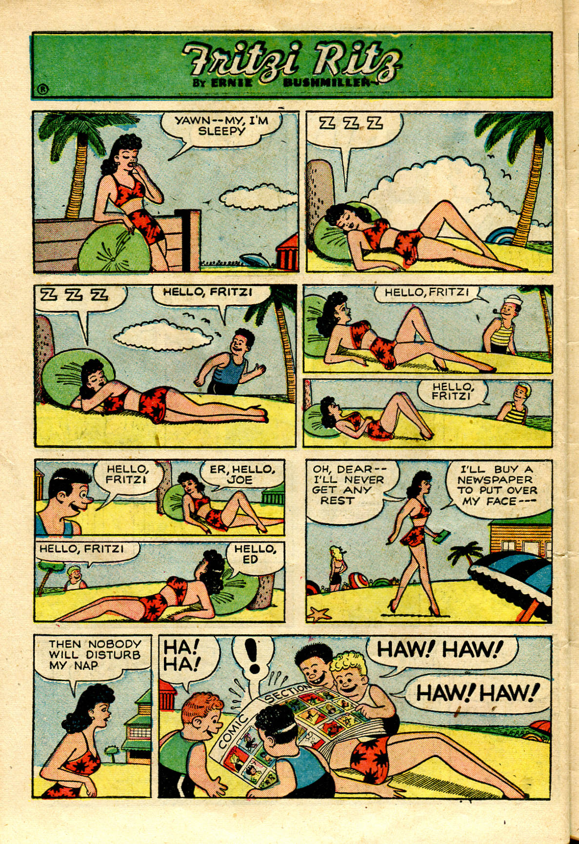 Read online Fritzi Ritz (1953) comic -  Issue #35 - 23