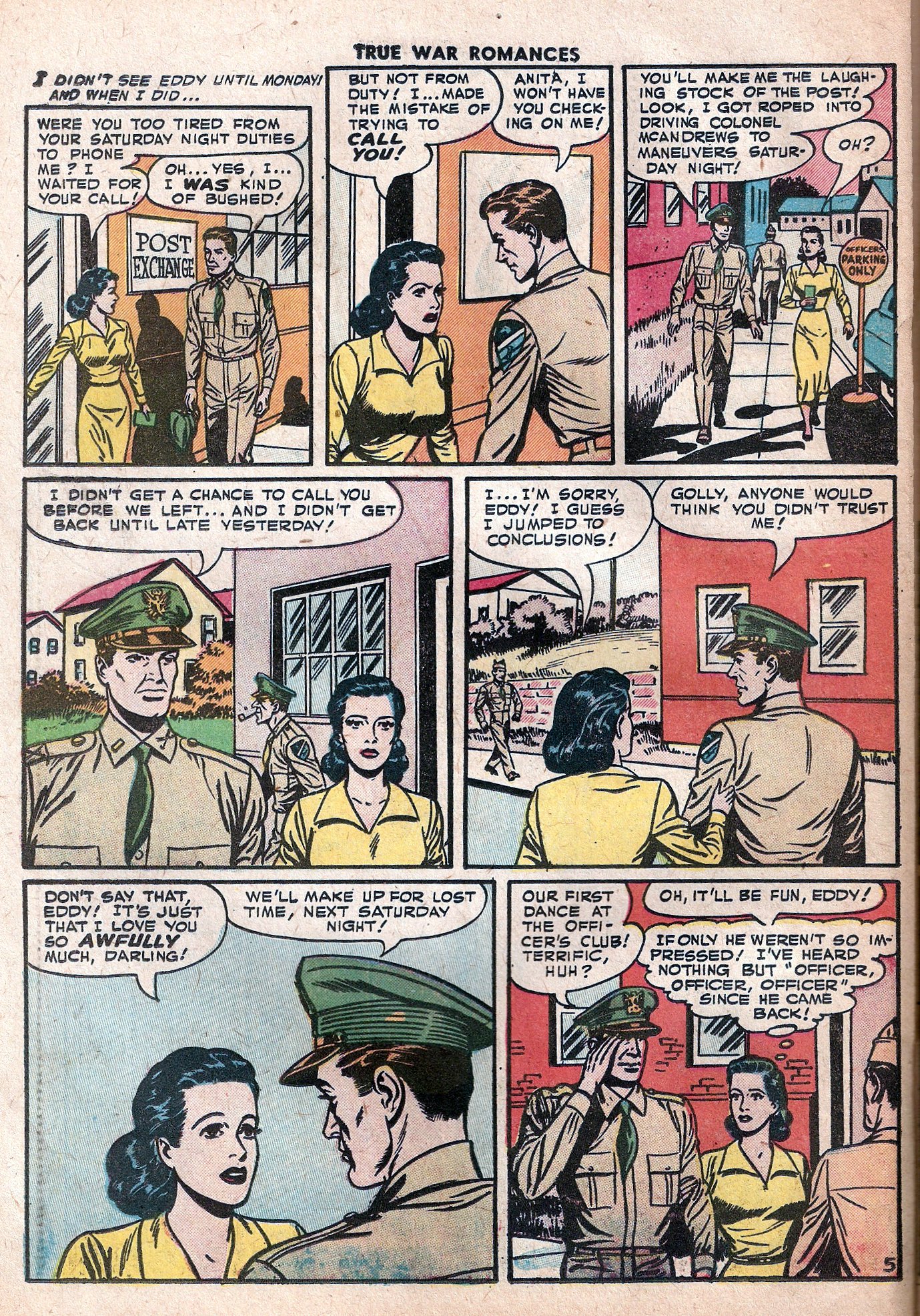 Read online True War Romances comic -  Issue #20 - 22