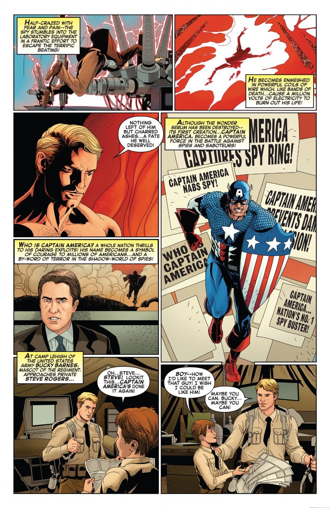 Read online Captain America Anniversary Tribute comic -  Issue # Full - 10