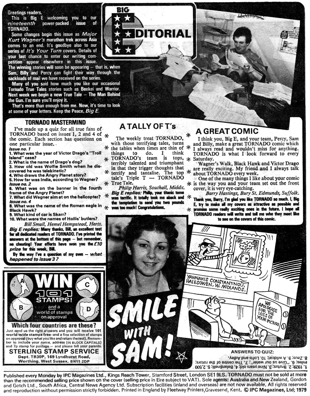 Read online Tornado comic -  Issue #19 - 2