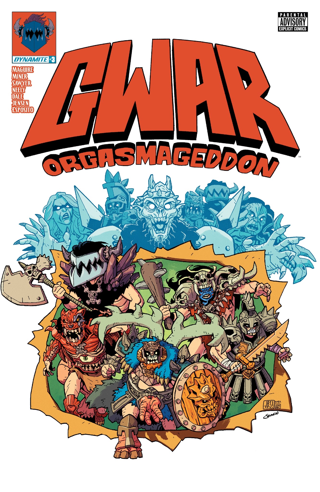 Read online Gwar: Orgasmageddon comic -  Issue #3 - 1