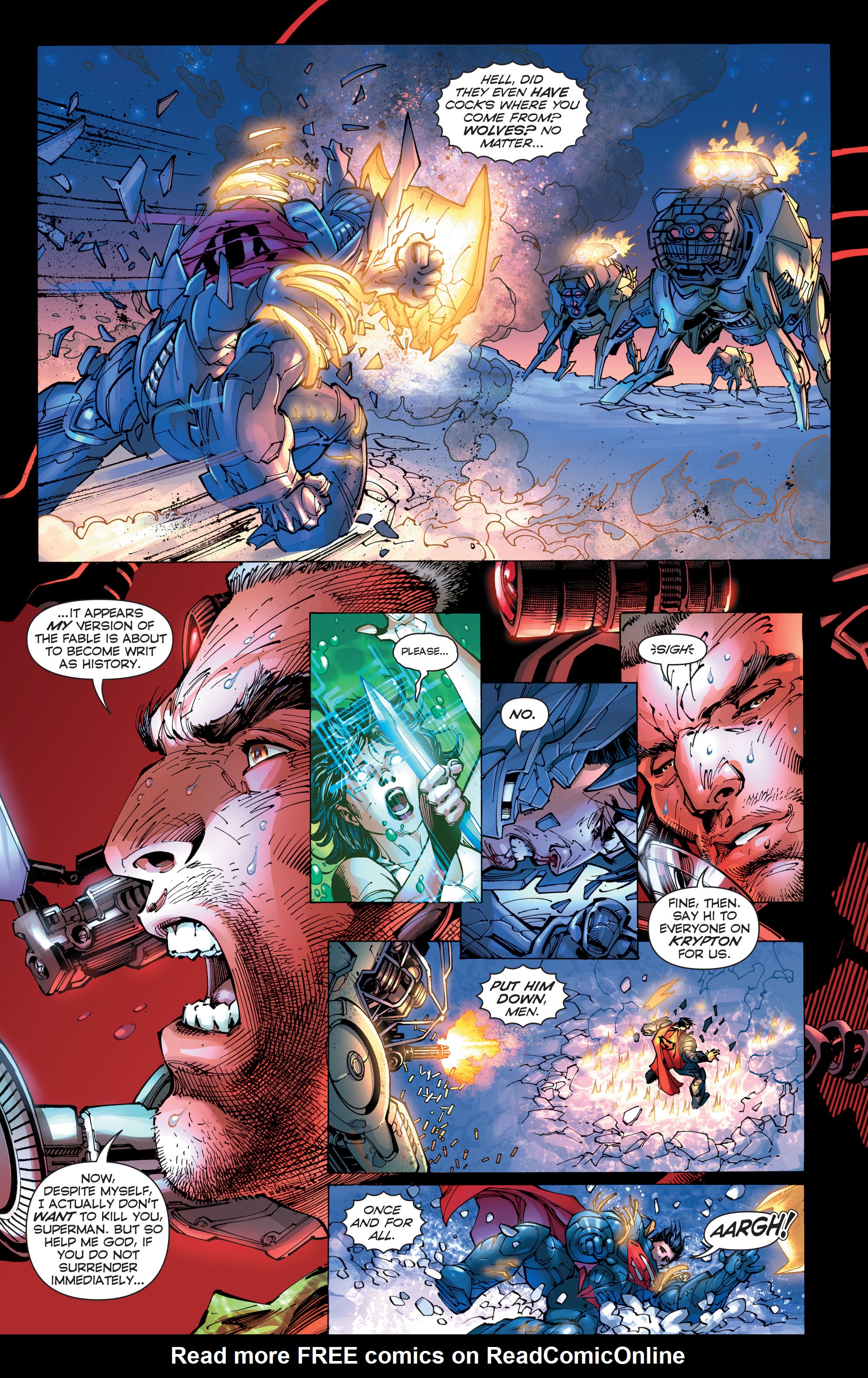 Read online Superman Unchained (2013) comic -  Issue #7 - 20