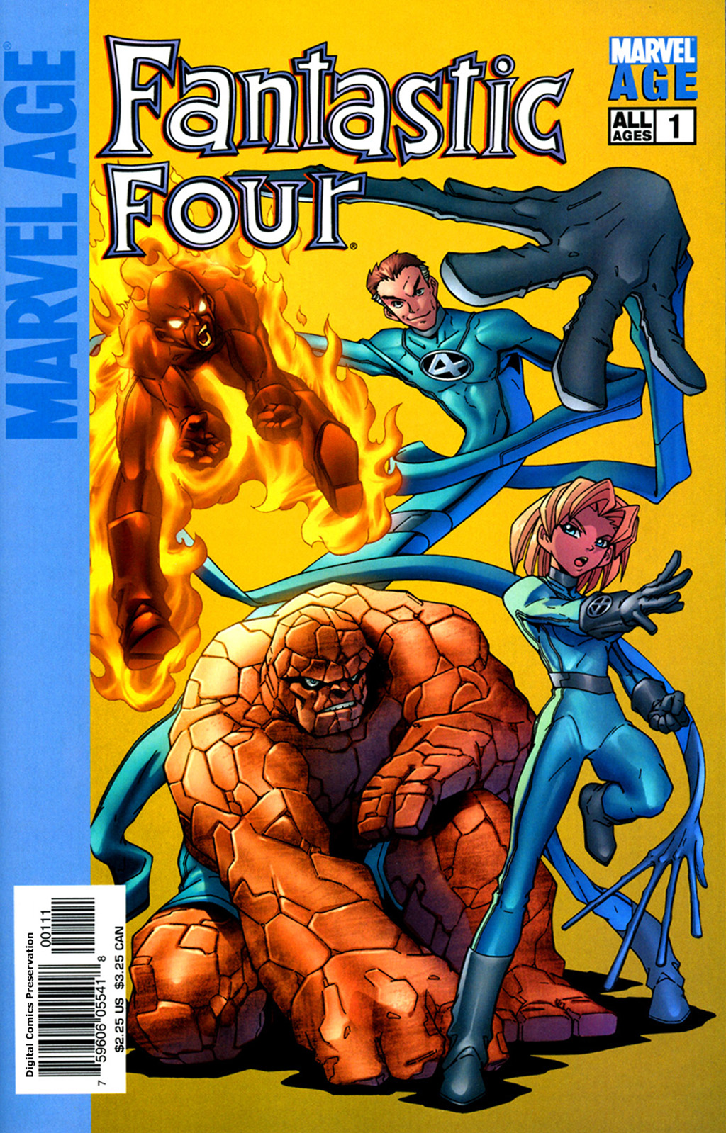 Read online Marvel Age Fantastic Four comic -  Issue #1 - 1