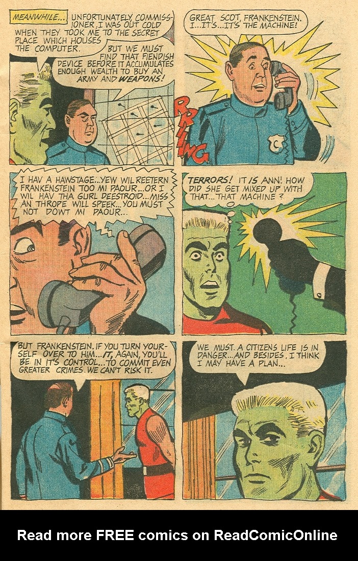 Read online Frankenstein (1964) comic -  Issue #3 - 21