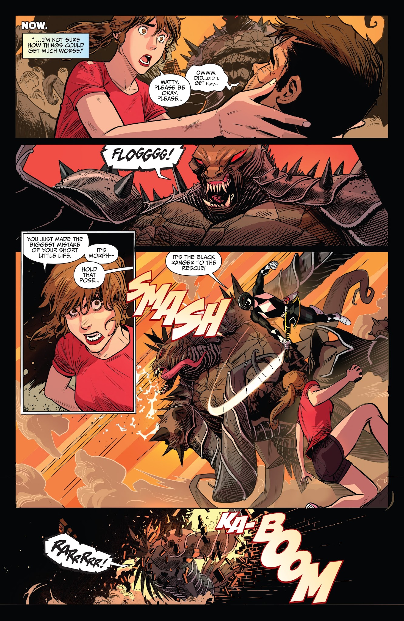 Read online Saban's Go Go Power Rangers comic -  Issue #4 - 5
