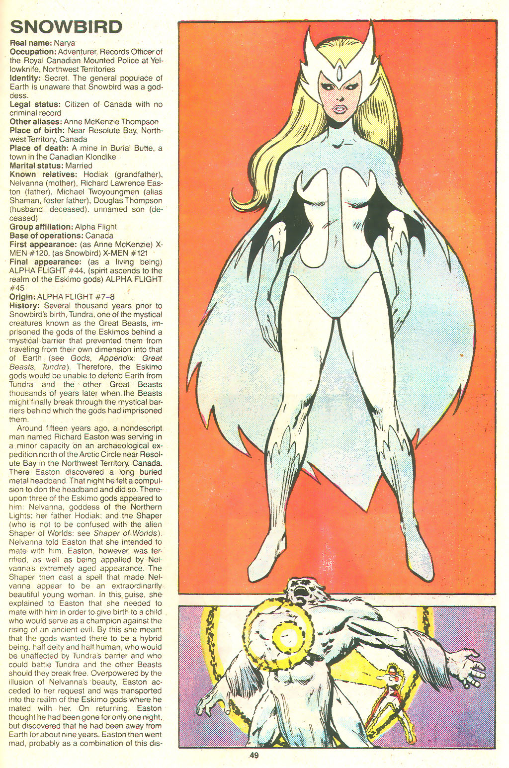 Read online The Official Handbook of the Marvel Universe Deluxe Edition comic -  Issue #19 - 51