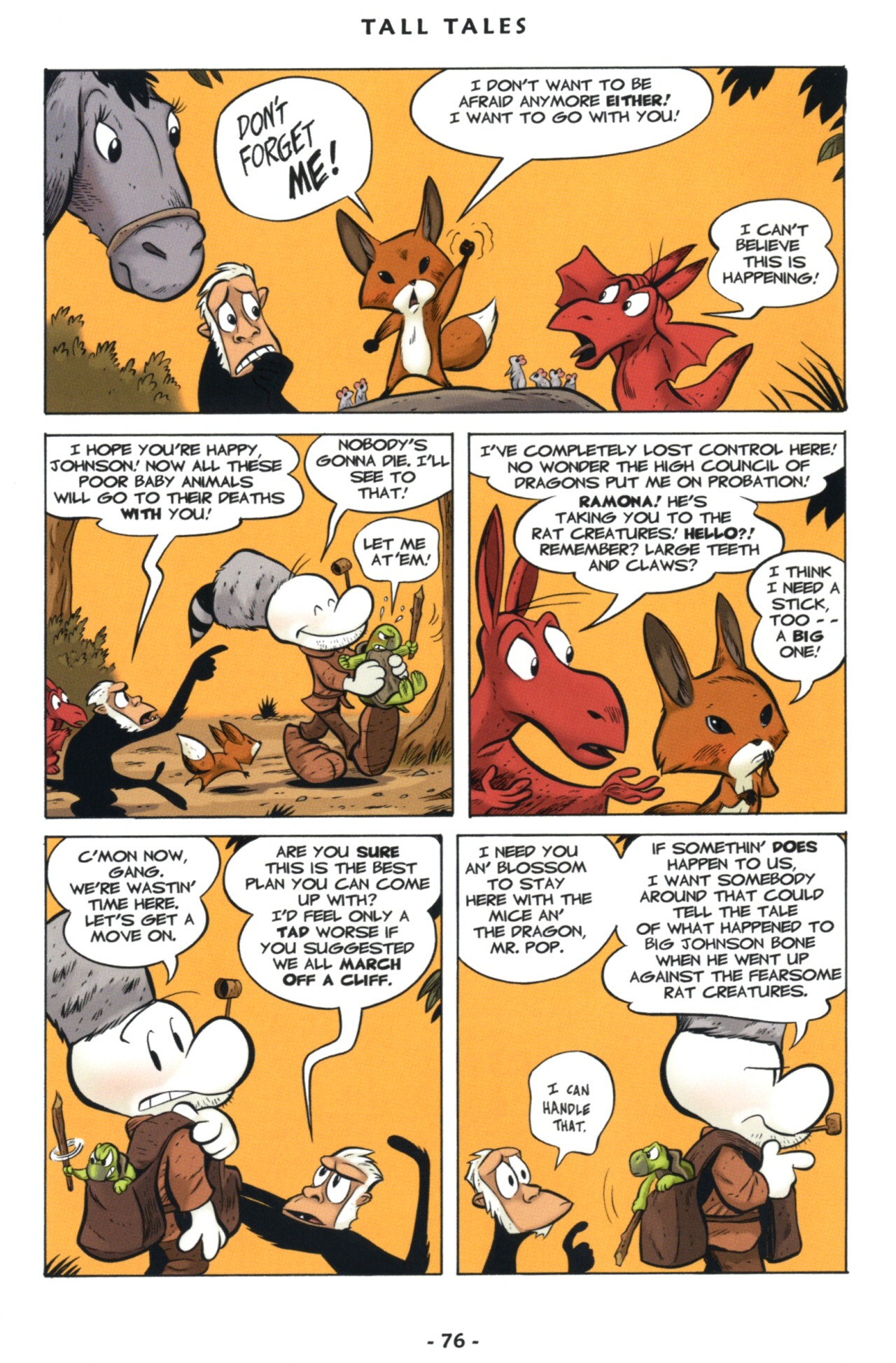 Read online Bone: Tall Tales comic -  Issue # TPB - 86