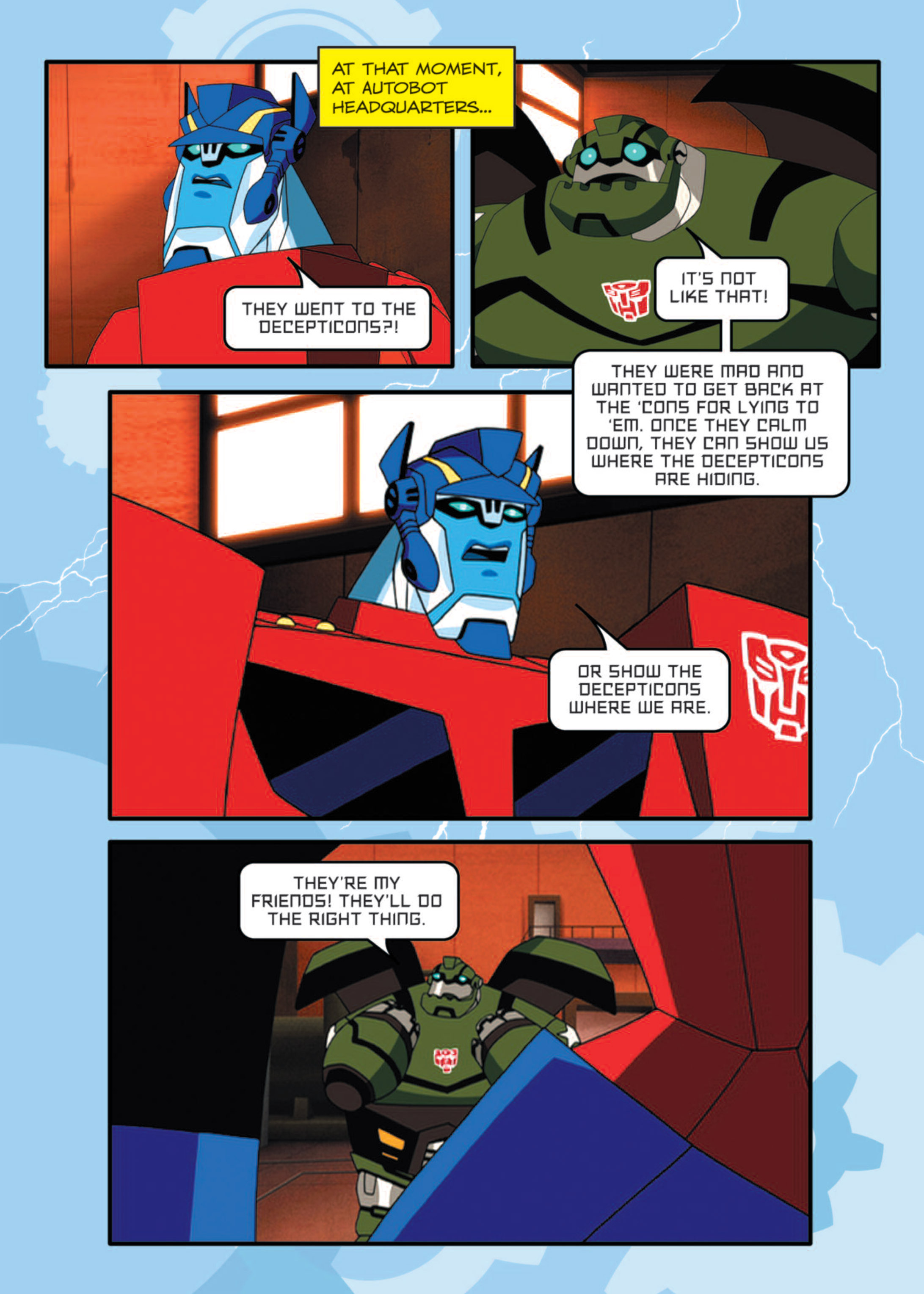 Read online Transformers Animated comic -  Issue #10 - 53