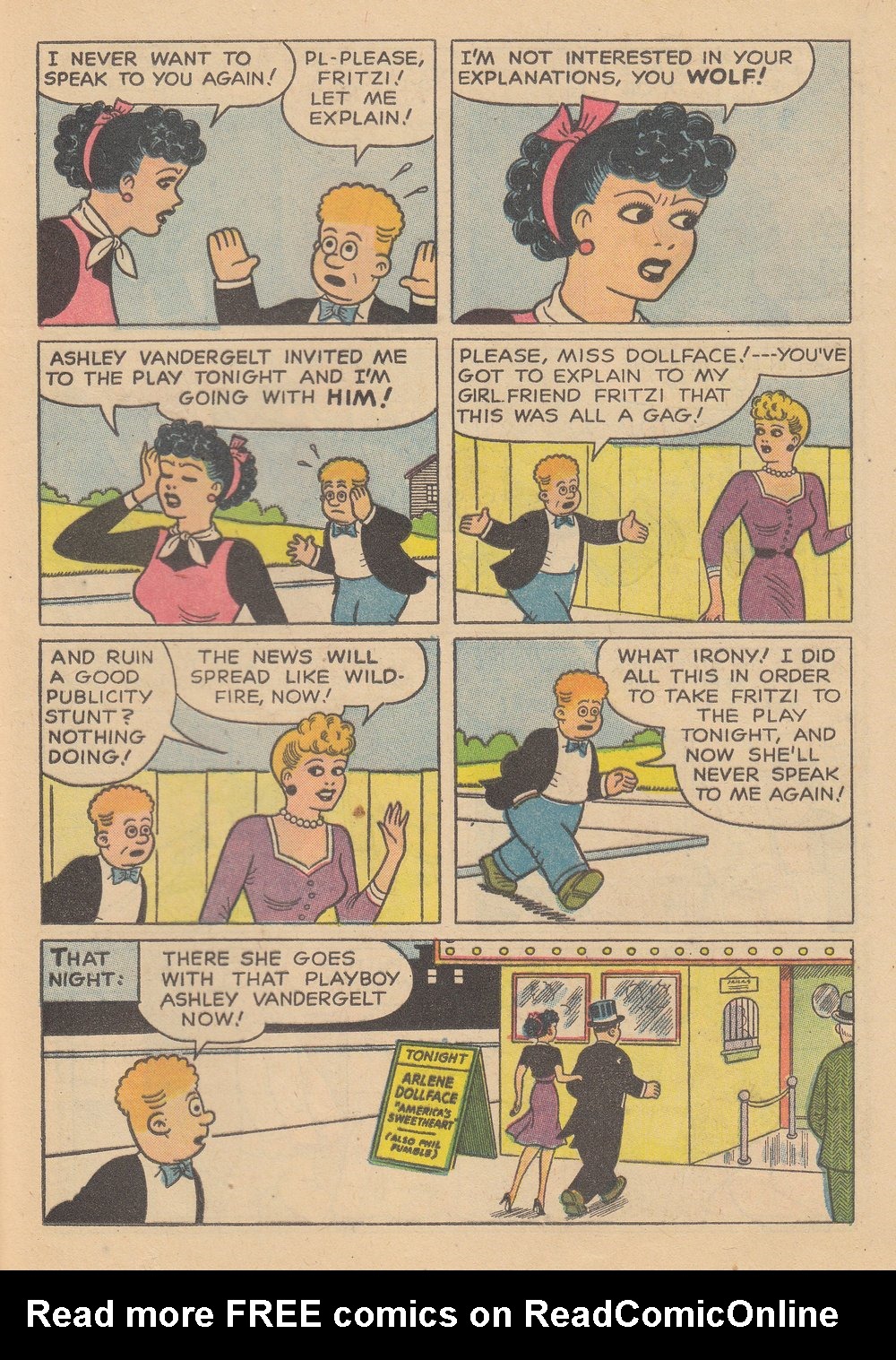 Read online Fritzi Ritz (1953) comic -  Issue #58 - 21