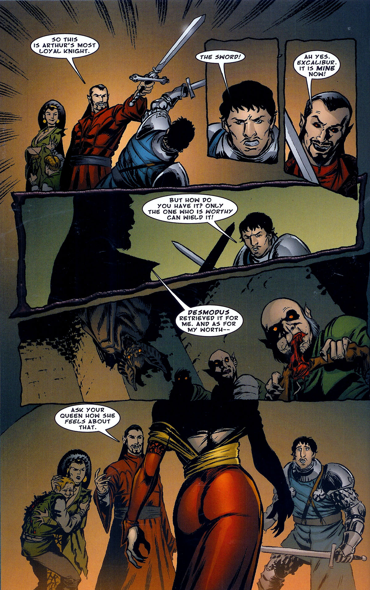 Read online Dracula vs King Arthur comic -  Issue #2 - 32