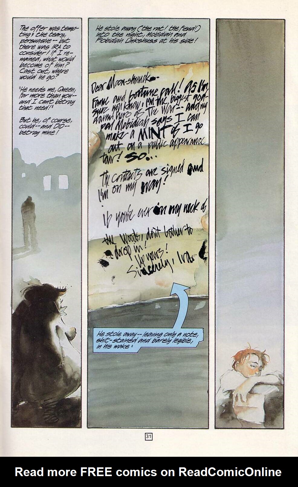 Read online Moonshadow comic -  Issue #6 - 33