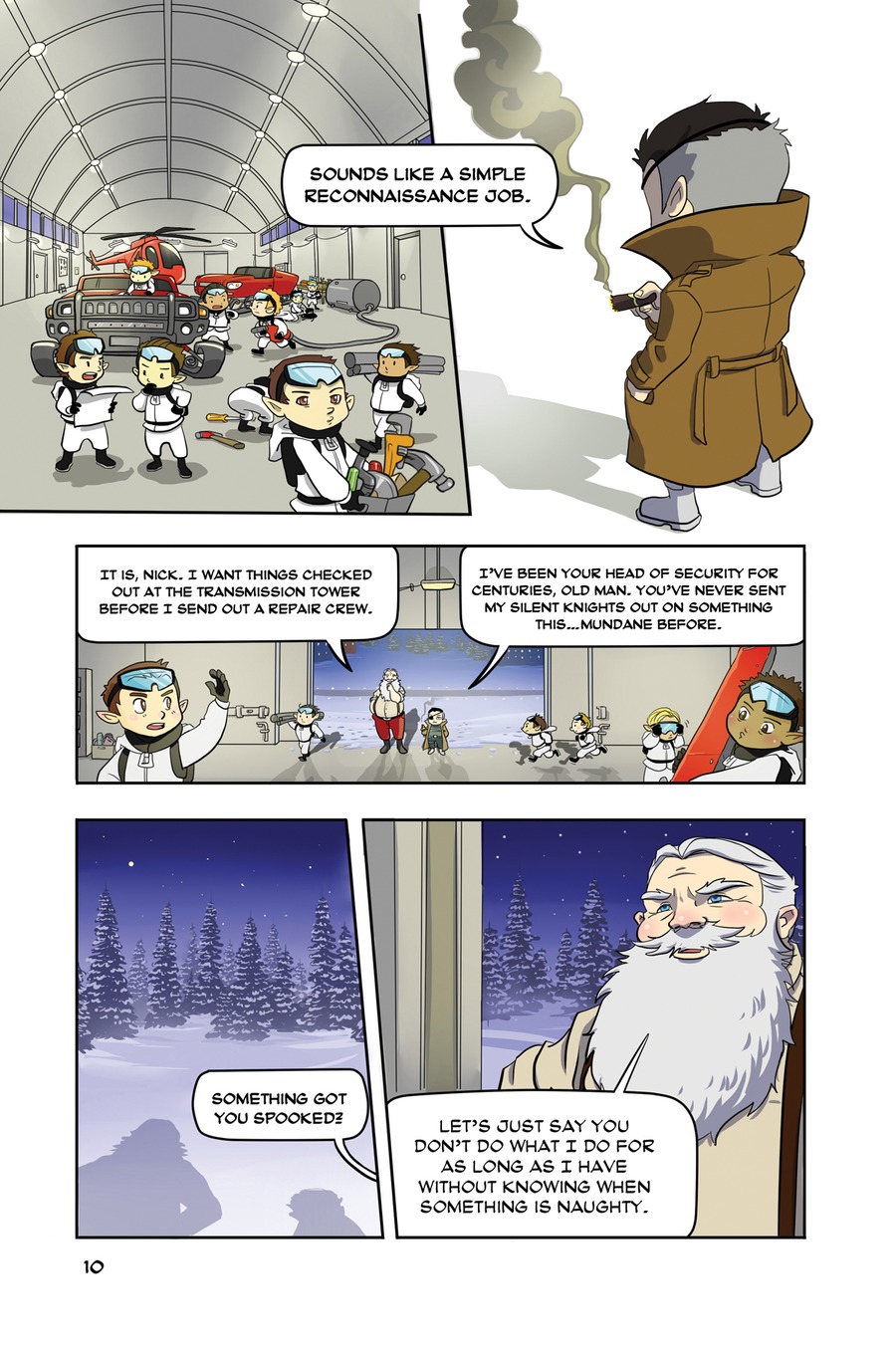 Read online Santa Versus Dracula comic -  Issue # TPB - 6