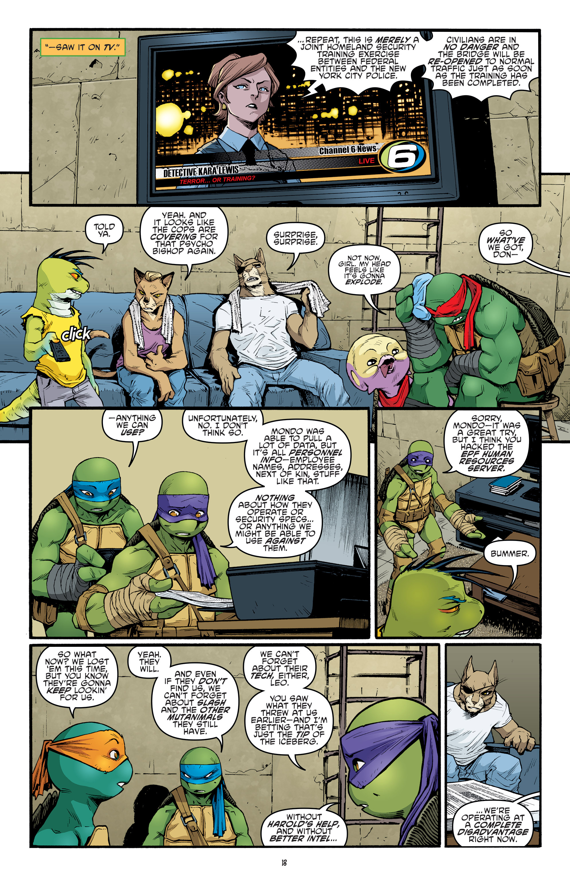 Read online Teenage Mutant Ninja Turtles (2011) comic -  Issue #69 - 20