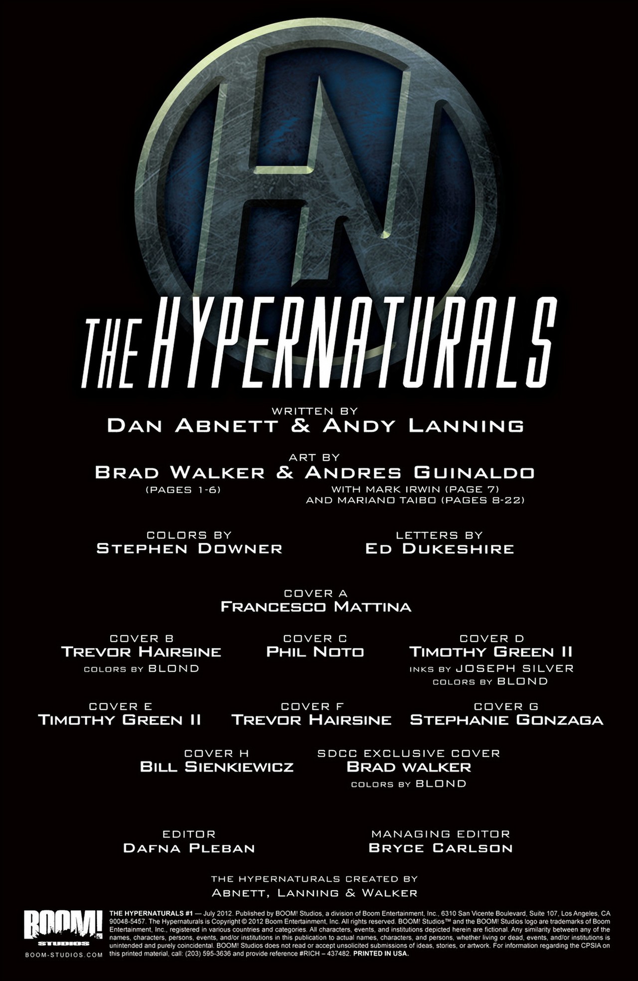 Read online The Hypernaturals comic -  Issue #1 - 8