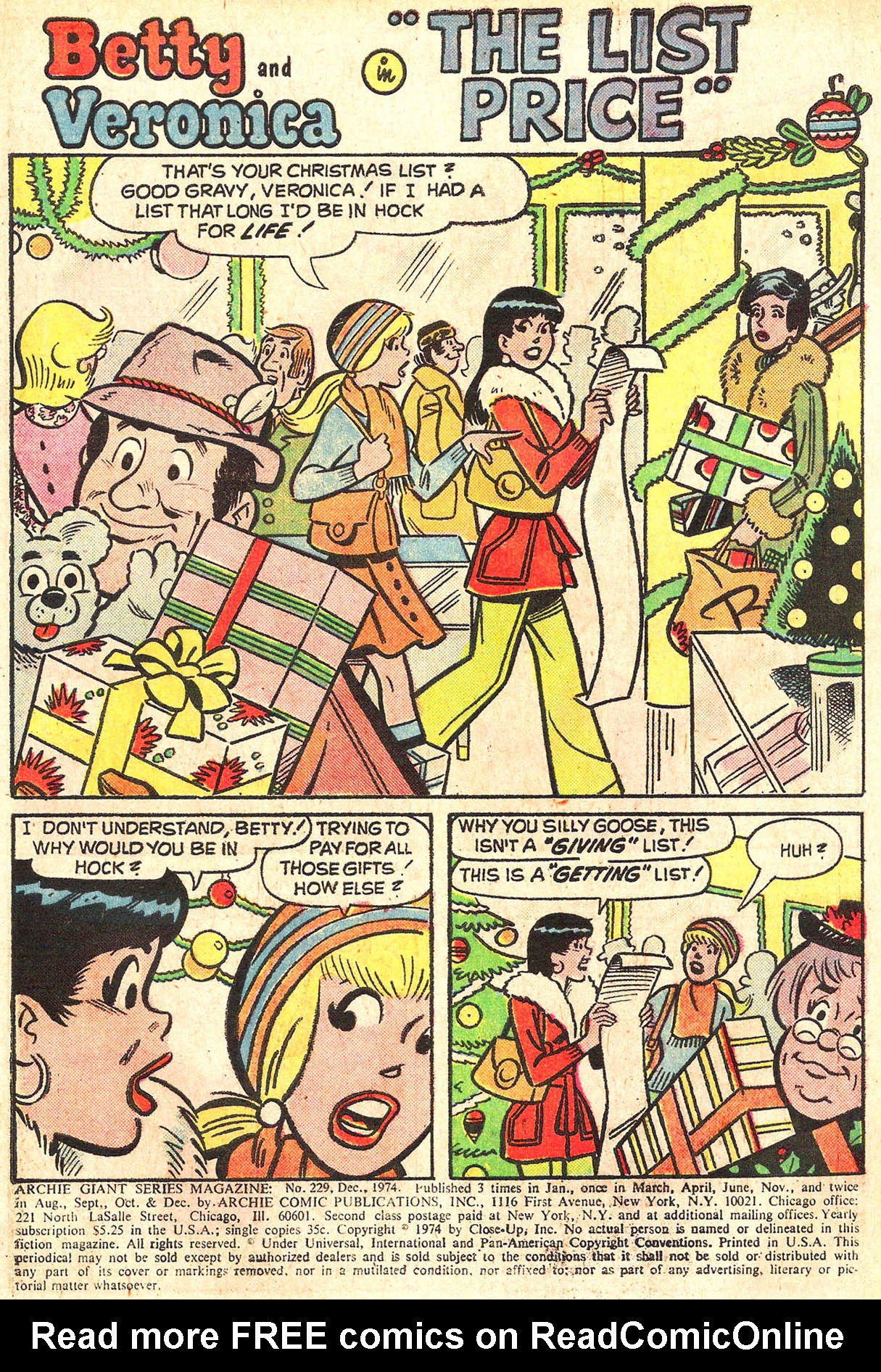 Read online Archie Giant Series Magazine comic -  Issue #229 - 3