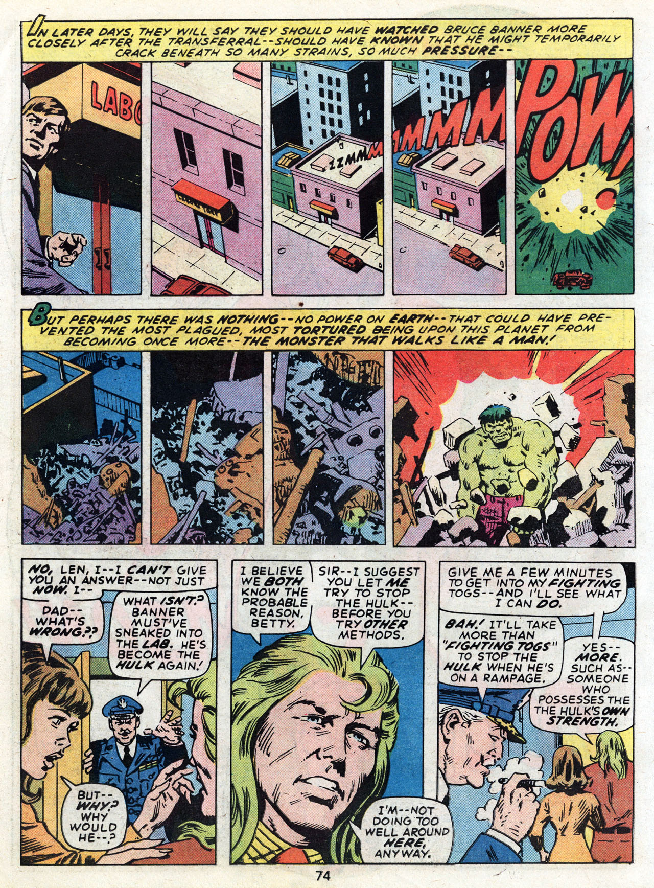 Read online Marvel Treasury Edition comic -  Issue #5 - 72