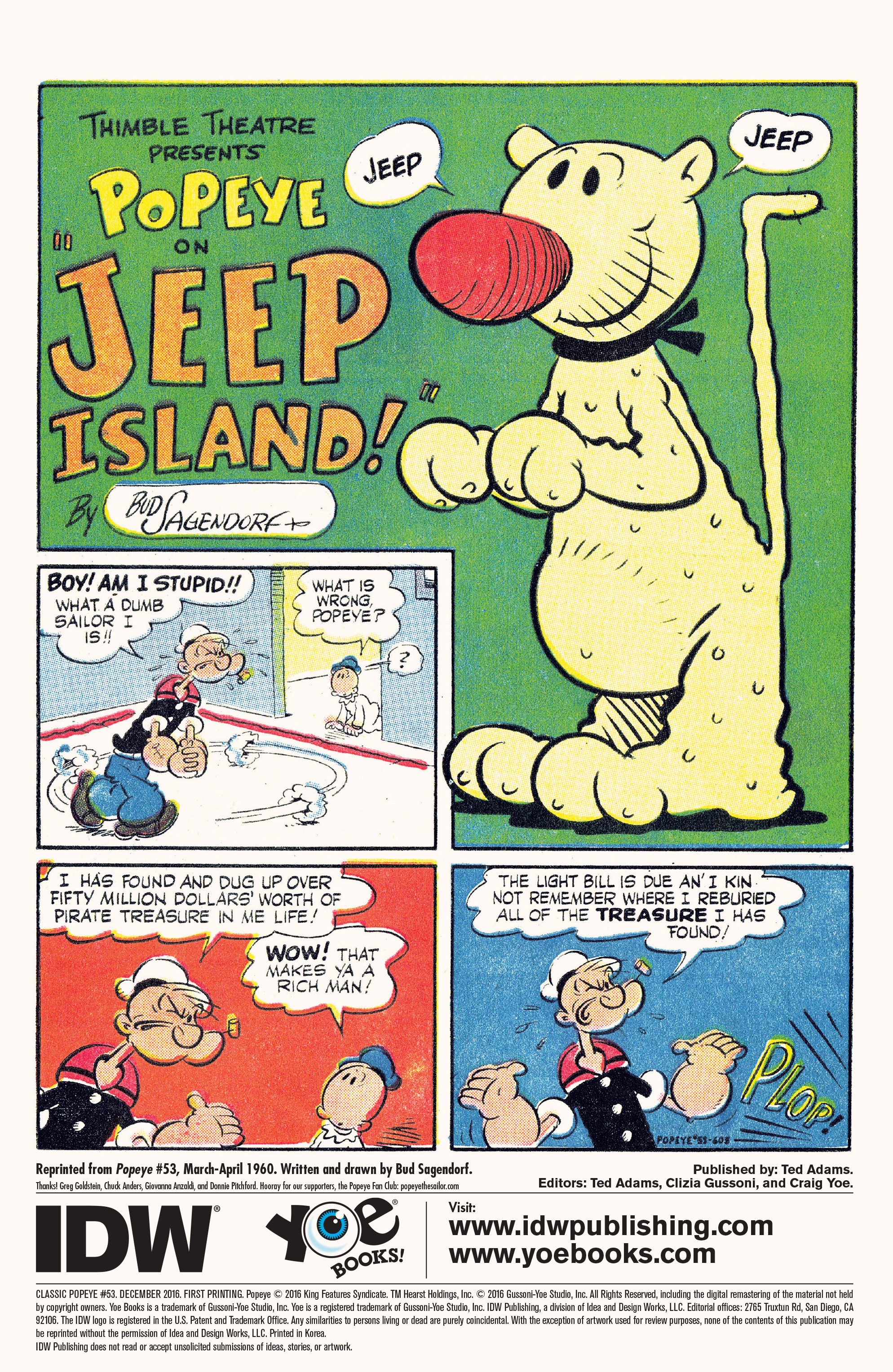 Read online Classic Popeye comic -  Issue #53 - 2