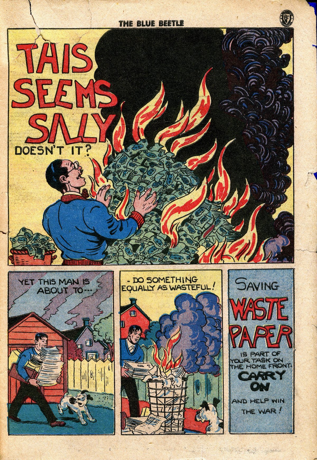Read online The Blue Beetle comic -  Issue #34 - 44