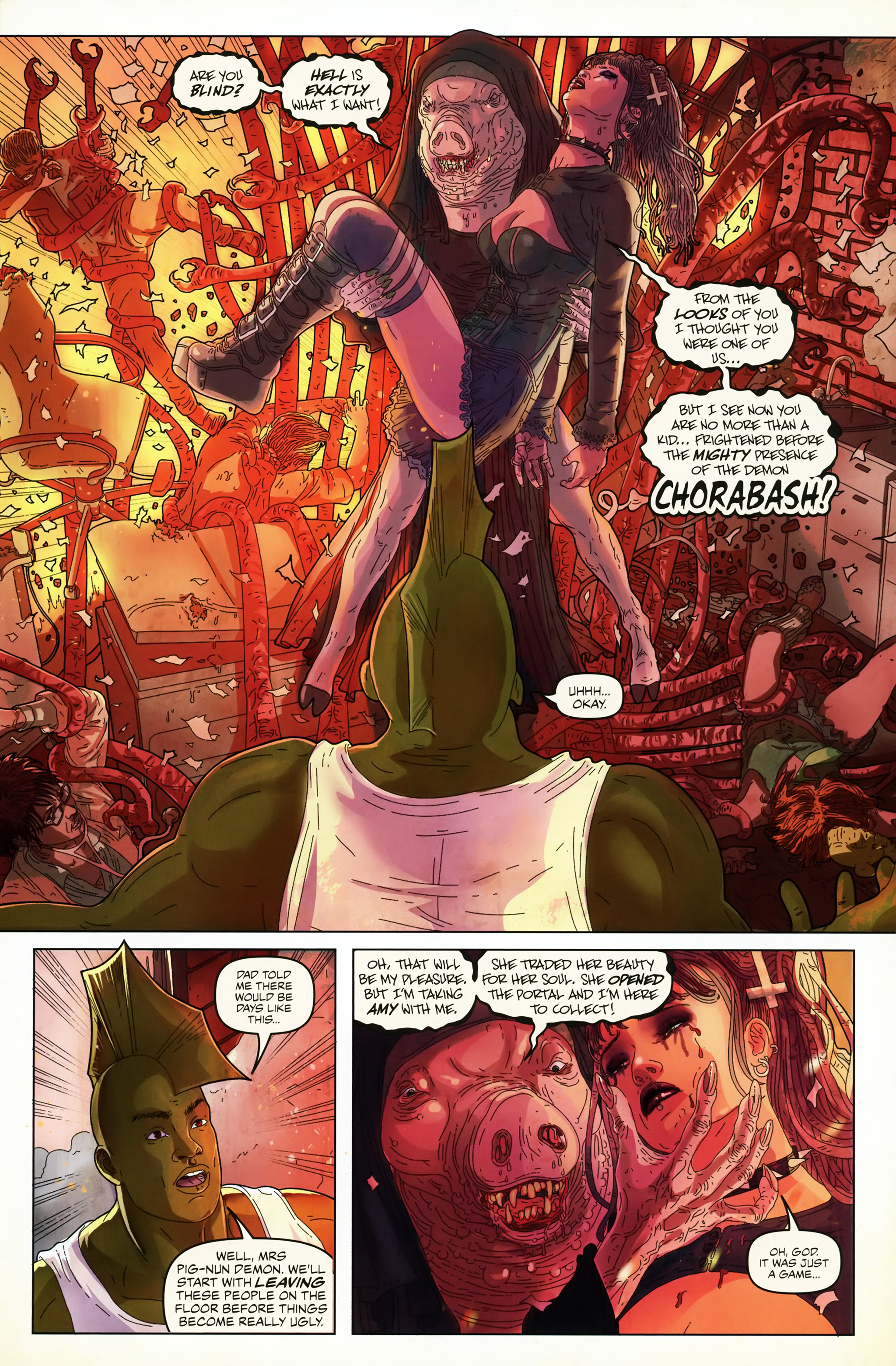 Read online Nancy In Hell: A Dragon in Hell comic -  Issue # Full - 5