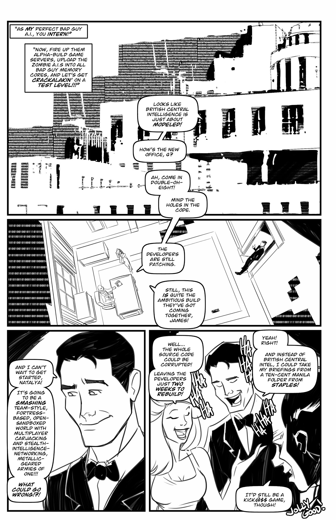 Read online 64-Bit Zombie comic -  Issue # Full - 6