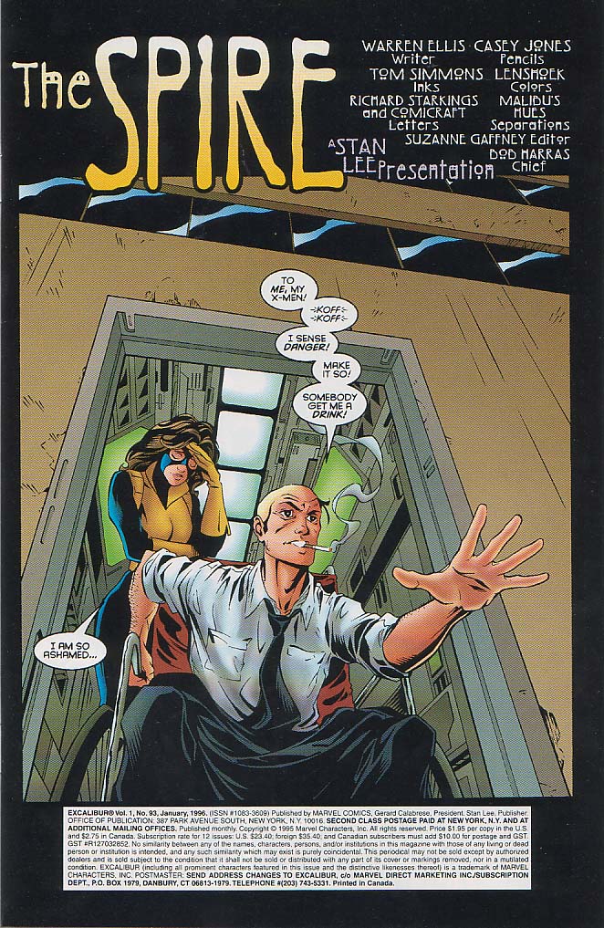 Read online Excalibur (1988) comic -  Issue #93 - 2