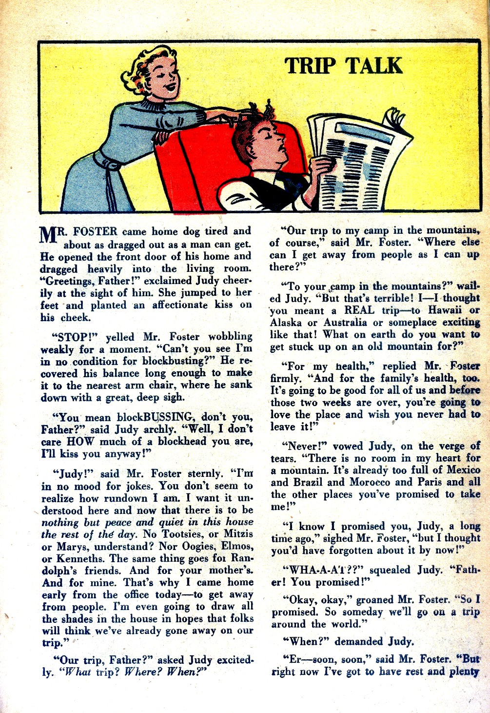 Read online A Date with Judy comic -  Issue #35 - 36