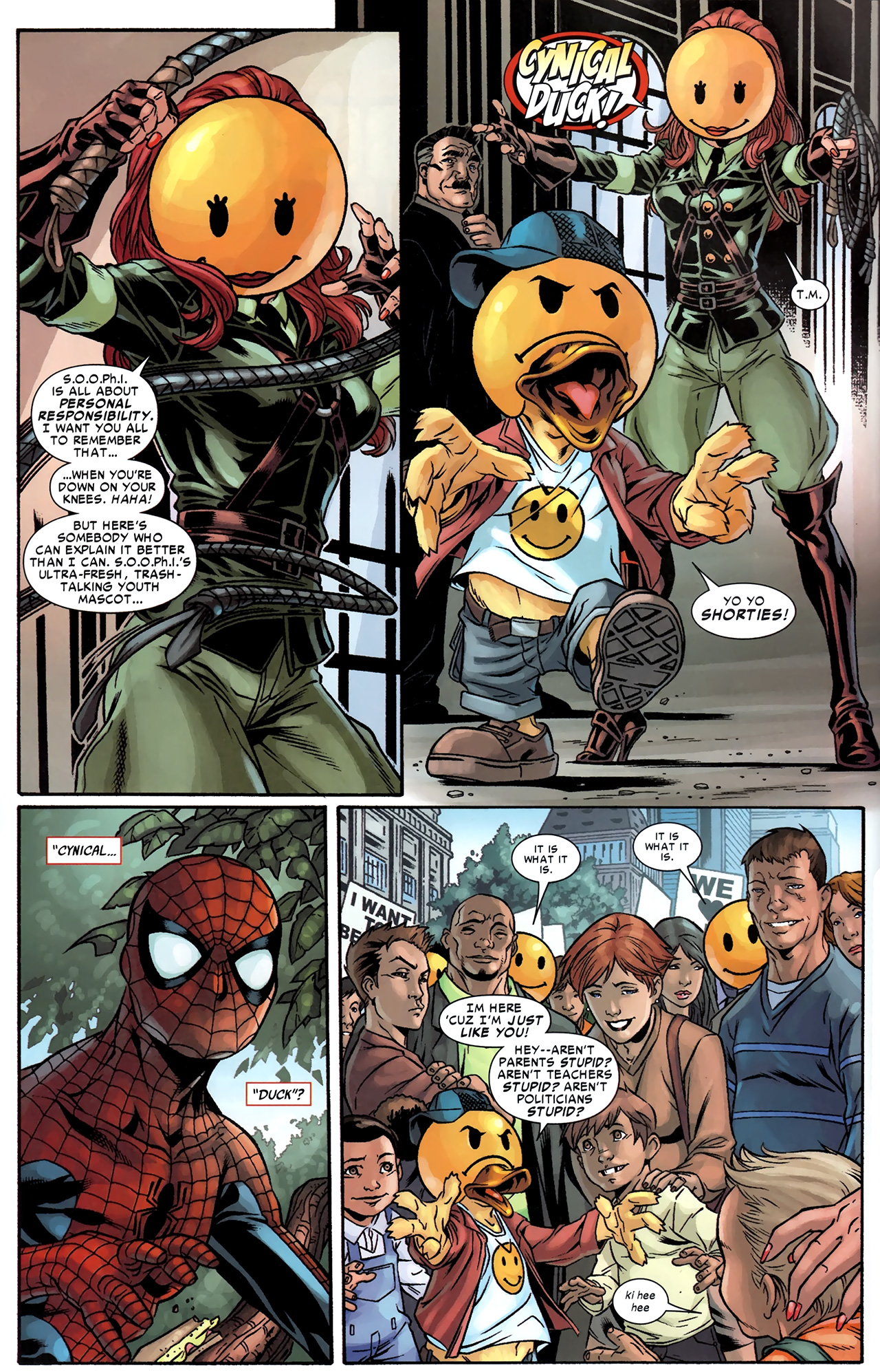 Read online The Amazing Spider-Man: Back in Quack comic -  Issue # Full - 6