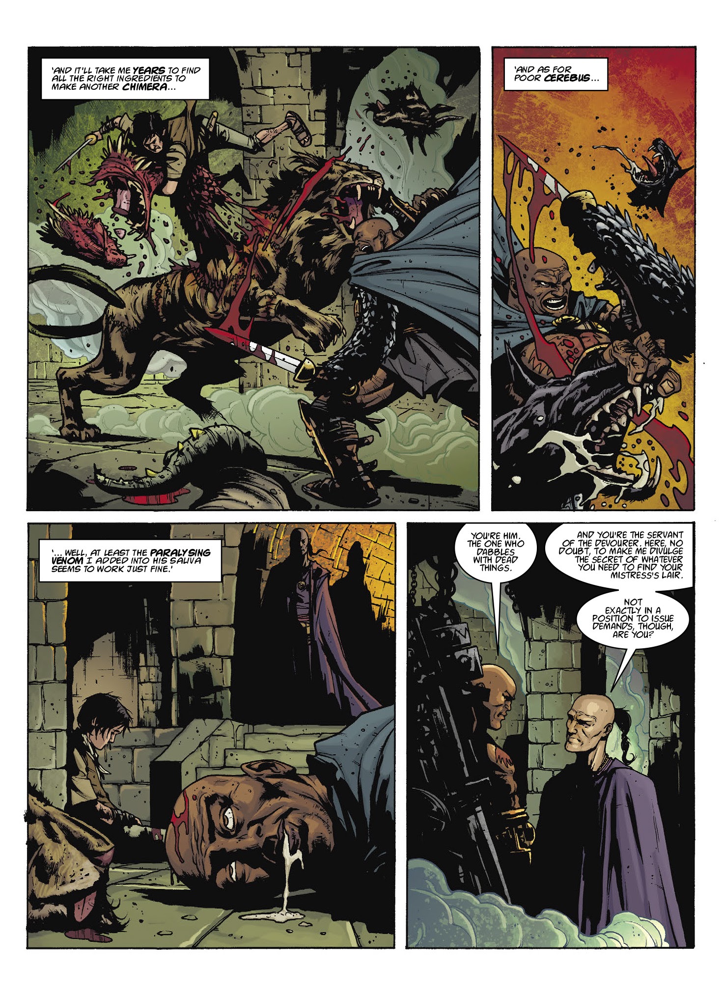 Read online Aquila: The Burning Fields comic -  Issue # TPB - 35