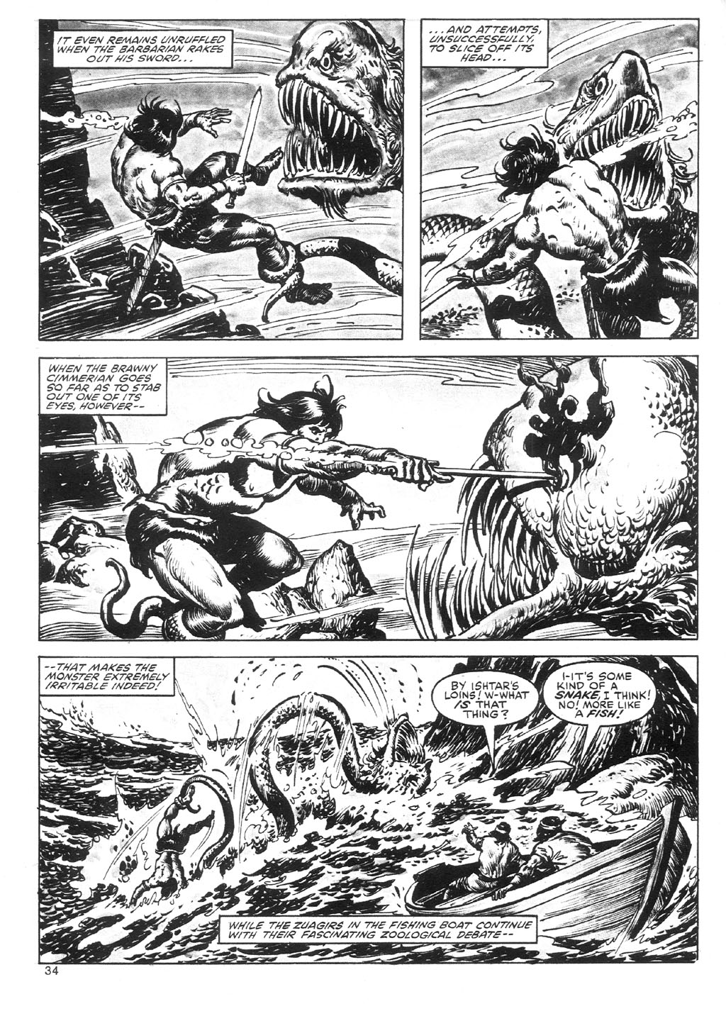 Read online The Savage Sword Of Conan comic -  Issue #87 - 34
