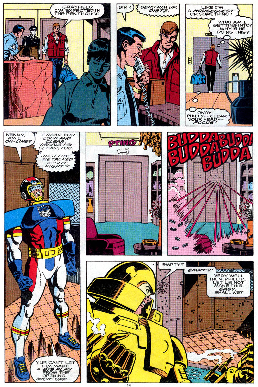 Read online NFL SuperPro comic -  Issue #4 - 12