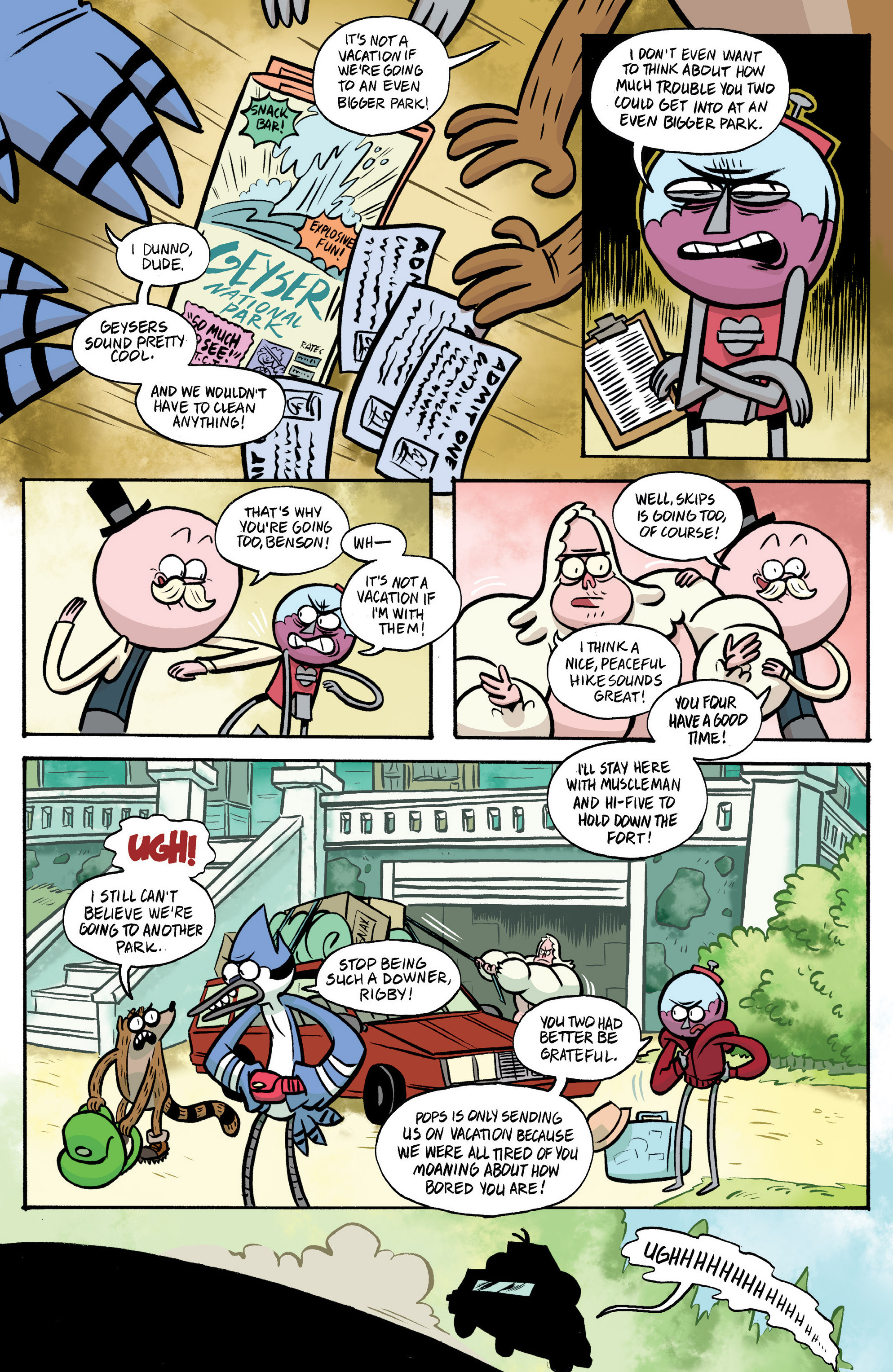 Read online Regular Show: Skips comic -  Issue #1 - 9