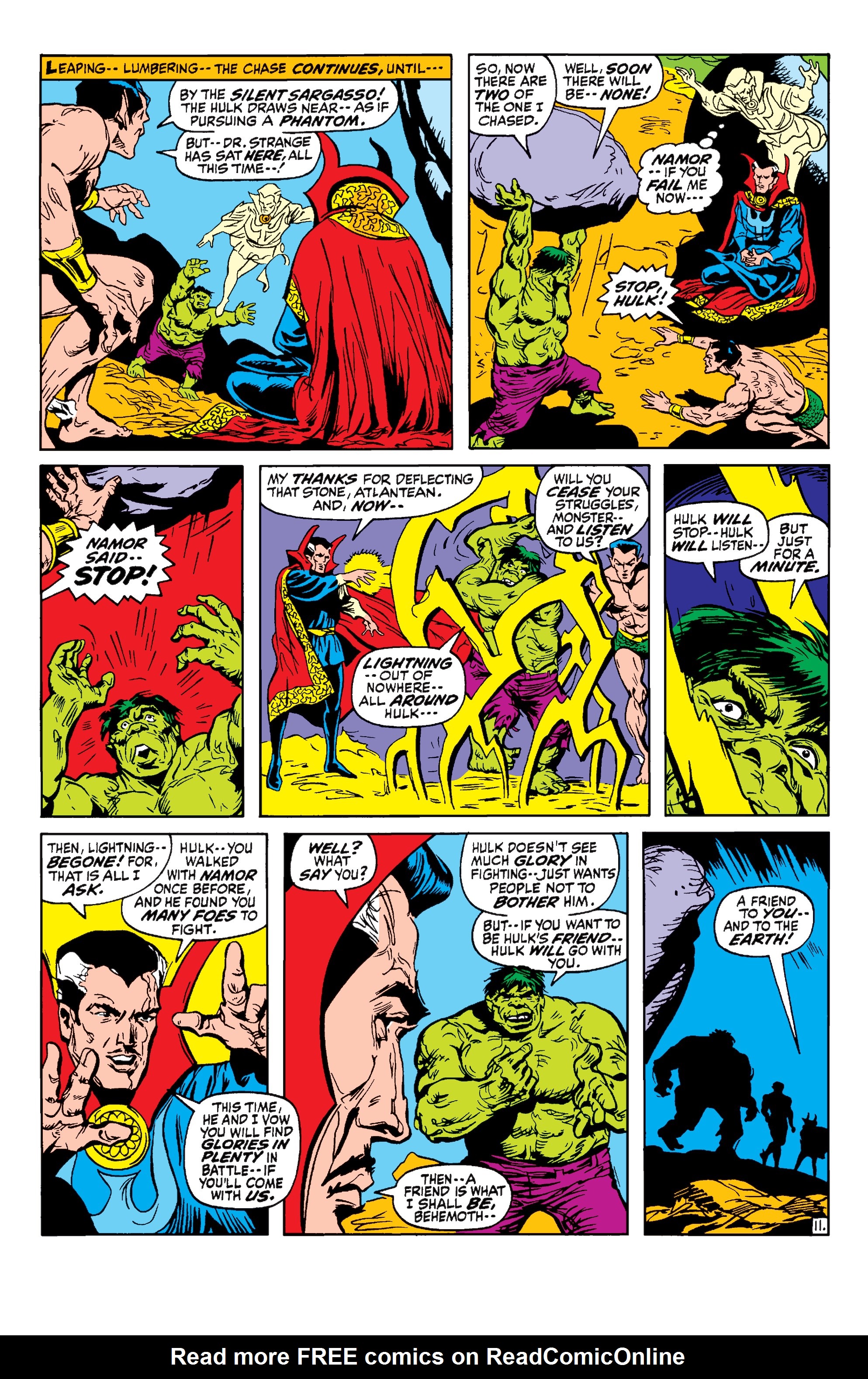 Read online Defenders: Marvel Feature #1: Facsimile Edition comic -  Issue #1: Facsimile Edition Full - 14