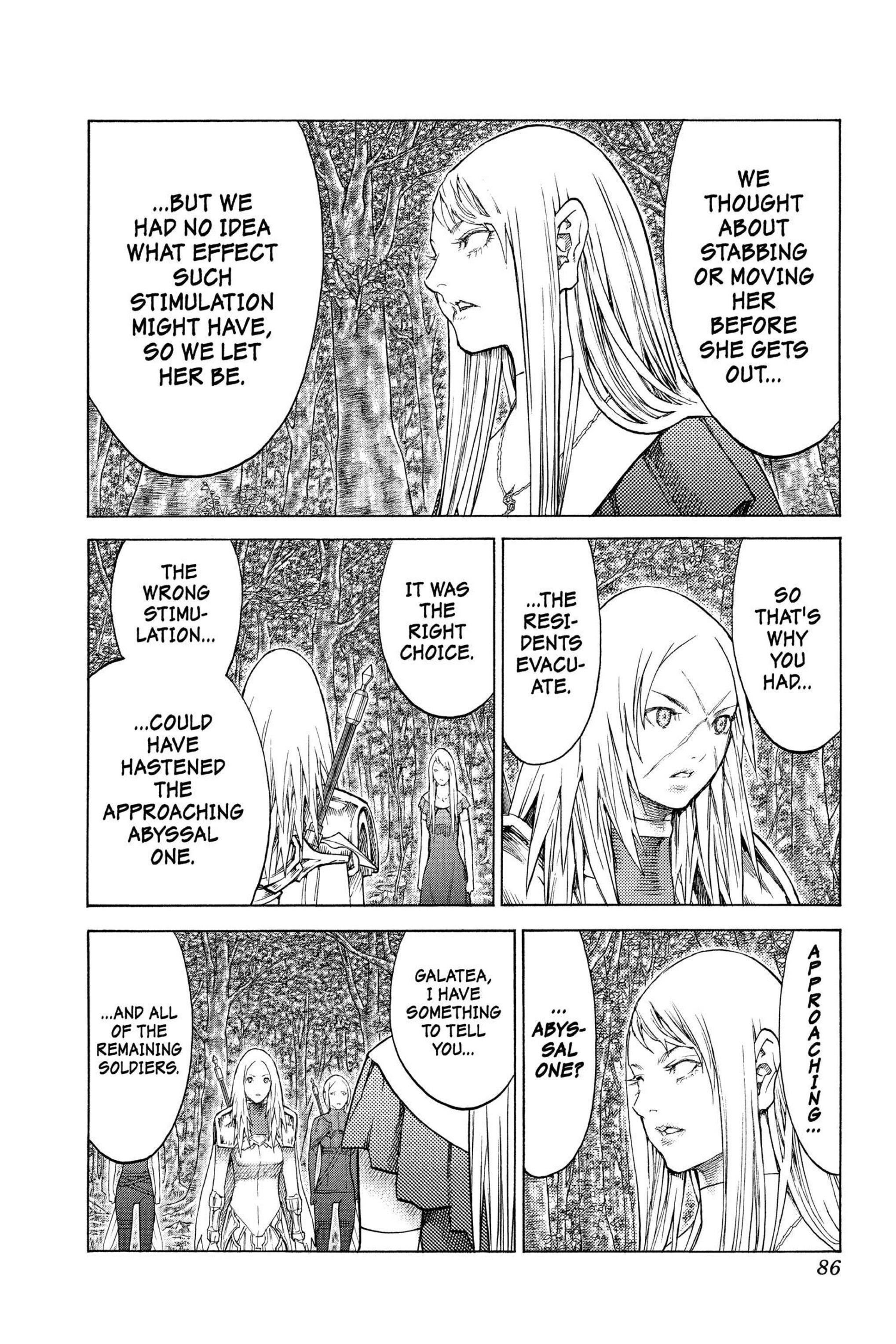 Read online Claymore comic -  Issue #23 - 79