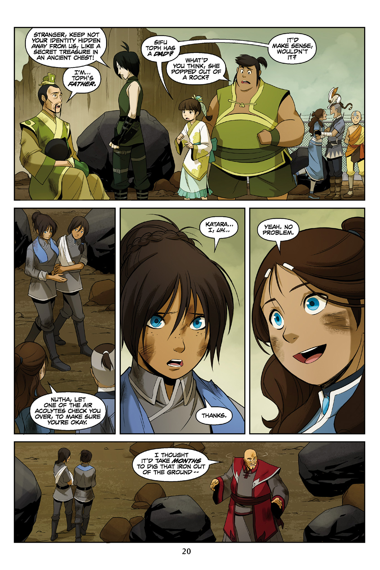 Read online Nickelodeon Avatar: The Last Airbender - The Rift comic -  Issue # Part 3 - 21