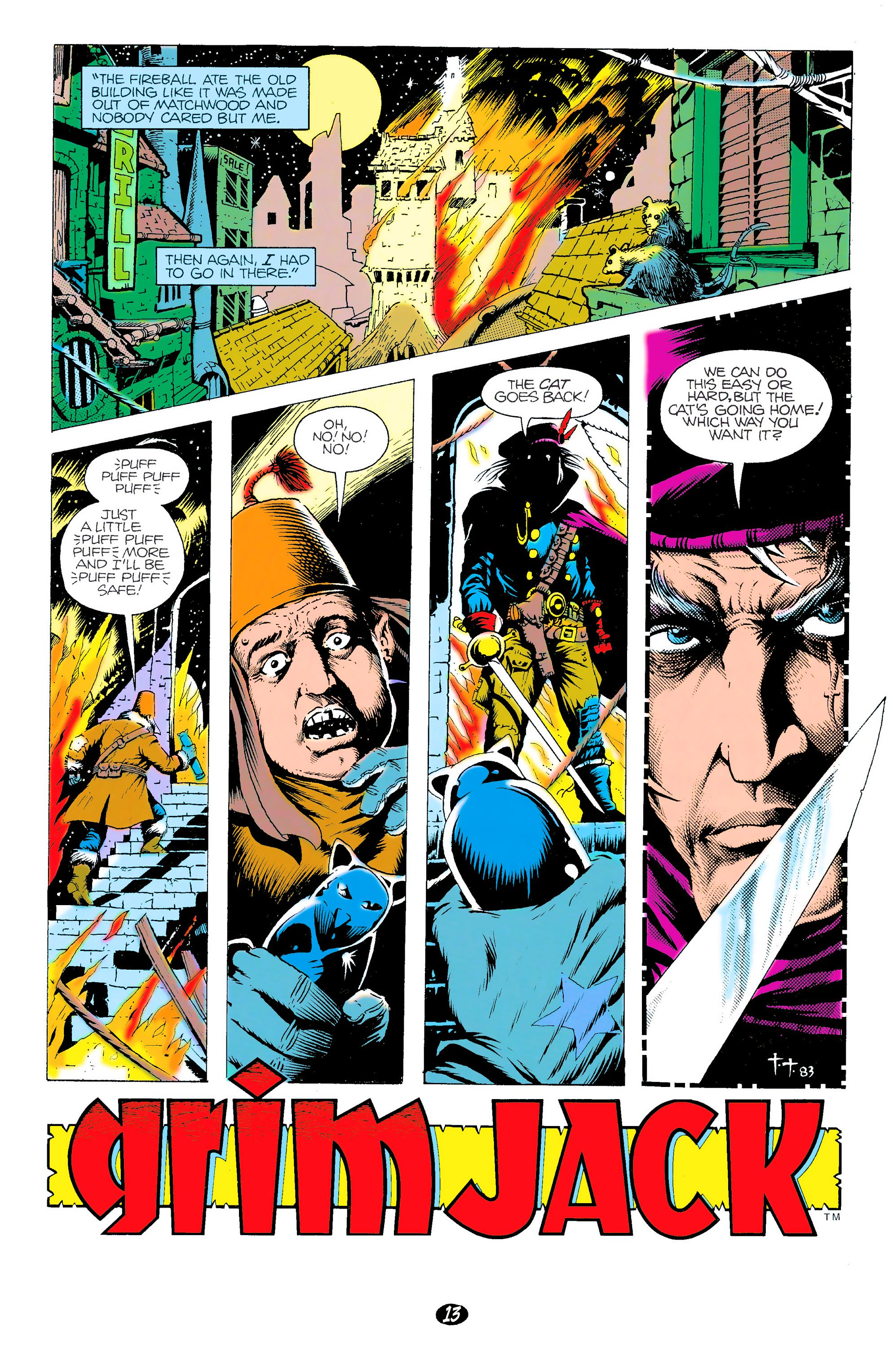 Read online Grimjack comic -  Issue # _TPB 1 - 14