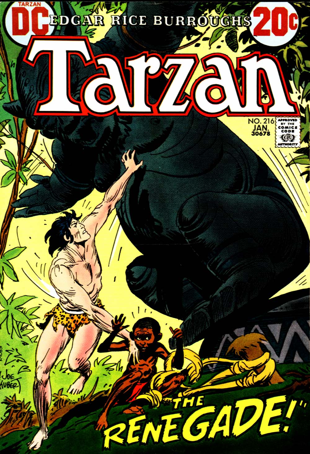 Read online Tarzan (1972) comic -  Issue #216 - 1