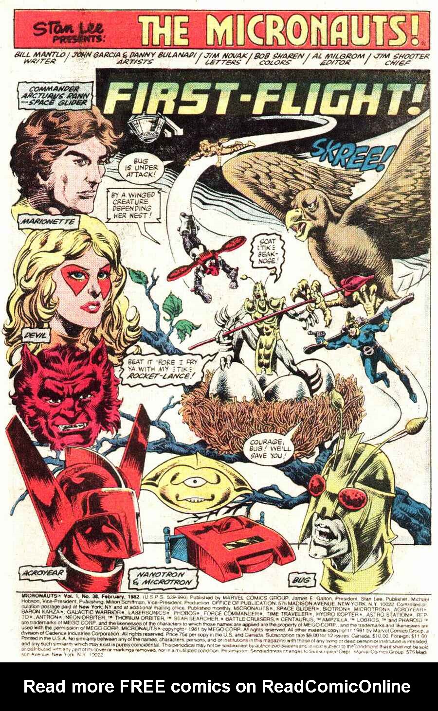 Read online Micronauts (1979) comic -  Issue #38 - 2