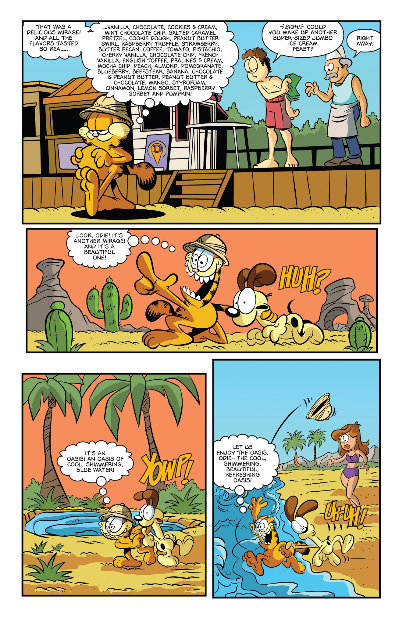 Read online Garfield 2018 Vacation Time Blues comic -  Issue # Full - 16