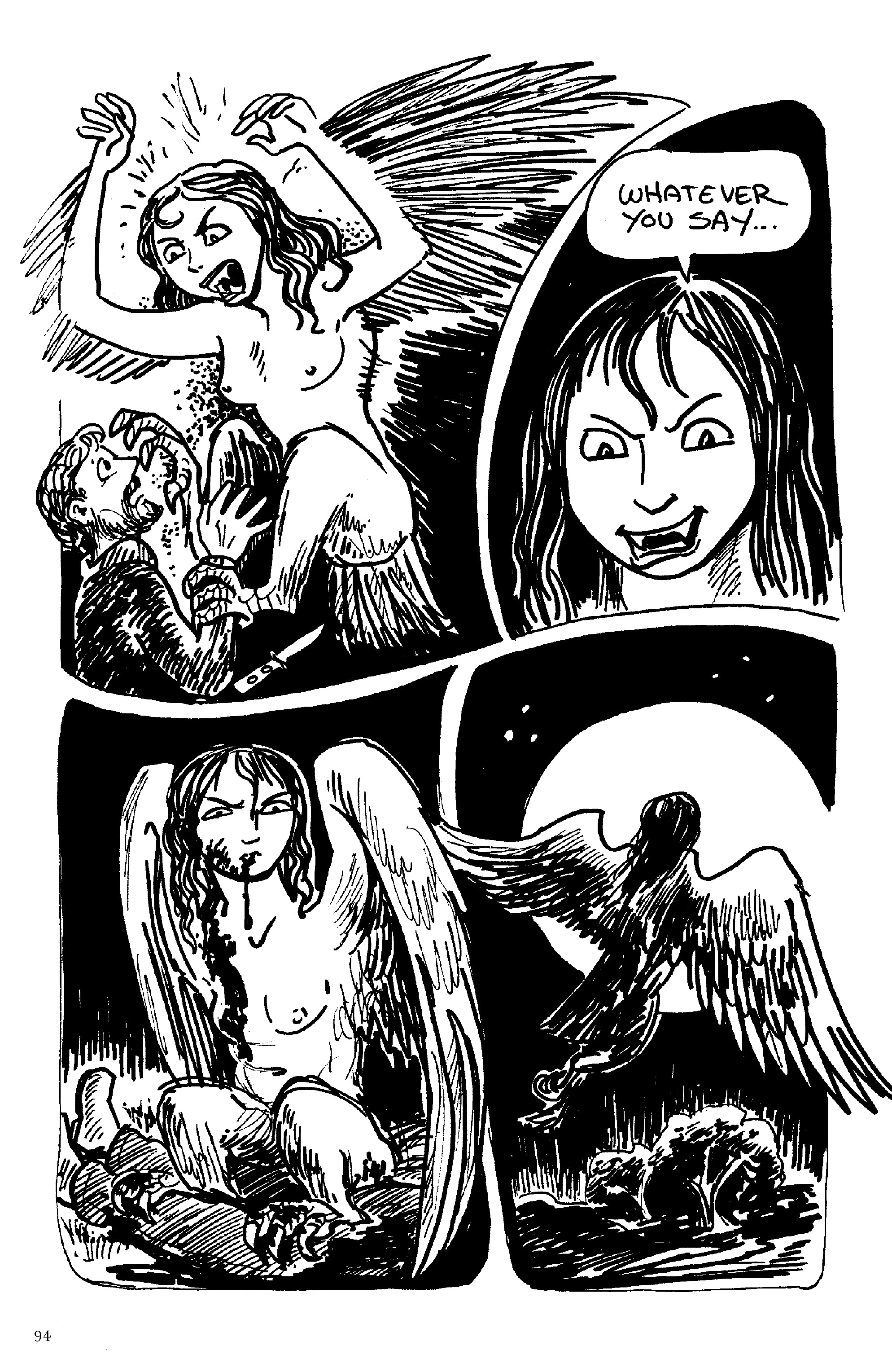 Read online Drawing Lines: An Anthology of Women Cartoonists comic -  Issue # TPB - 94