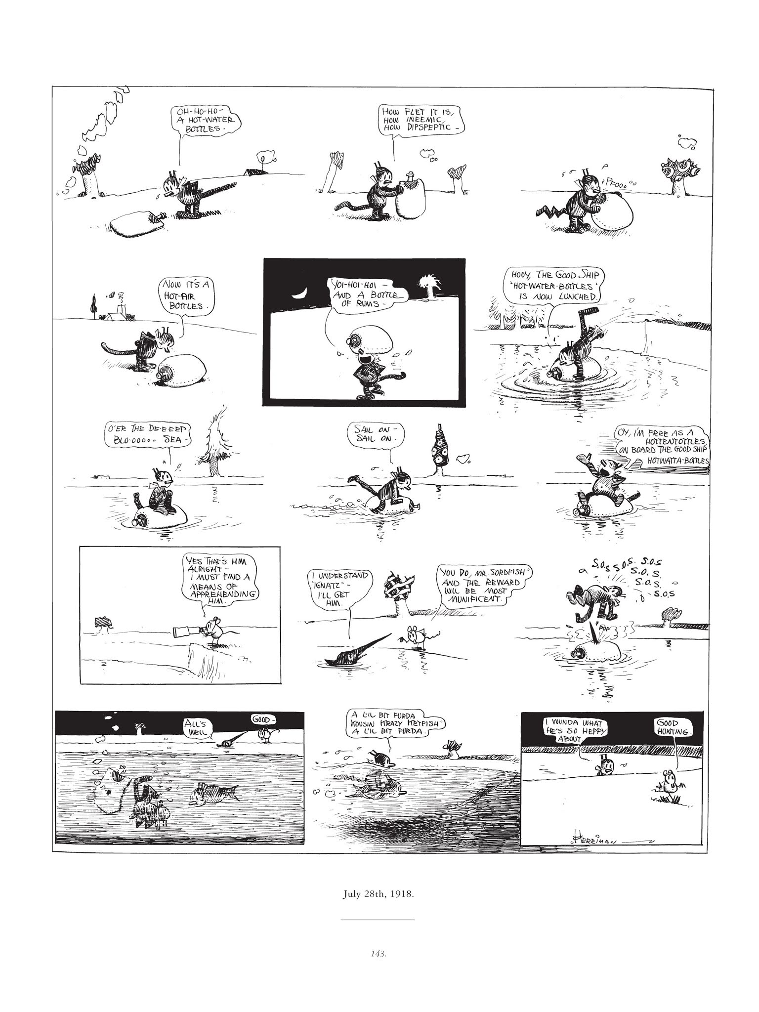 Read online Krazy & Ignatz comic -  Issue # TPB 1 - 143