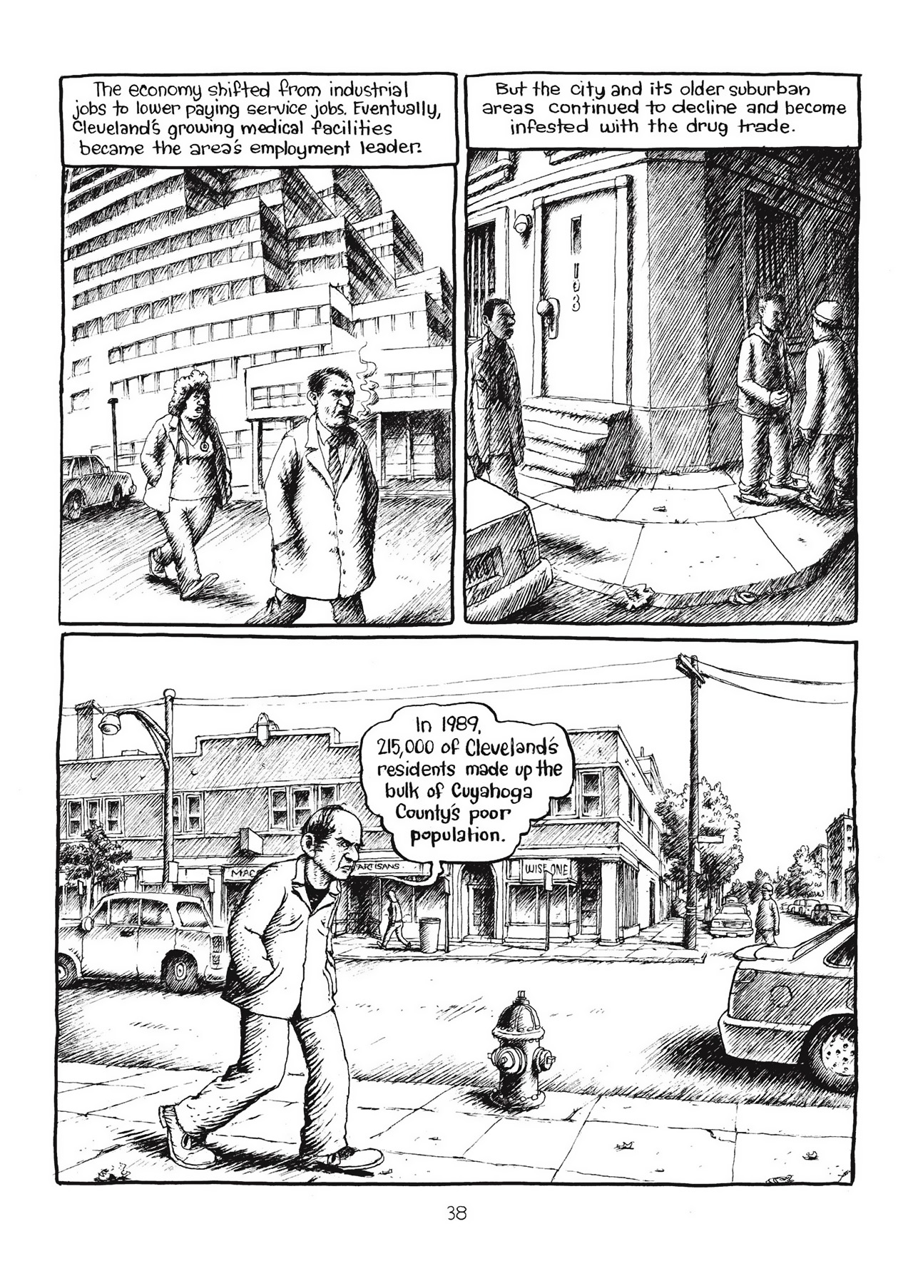 Read online Harvey Pekar's Cleveland comic -  Issue # TPB - 39