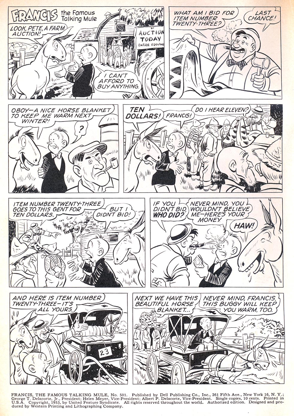 Read online Four Color Comics comic -  Issue #501 - 2