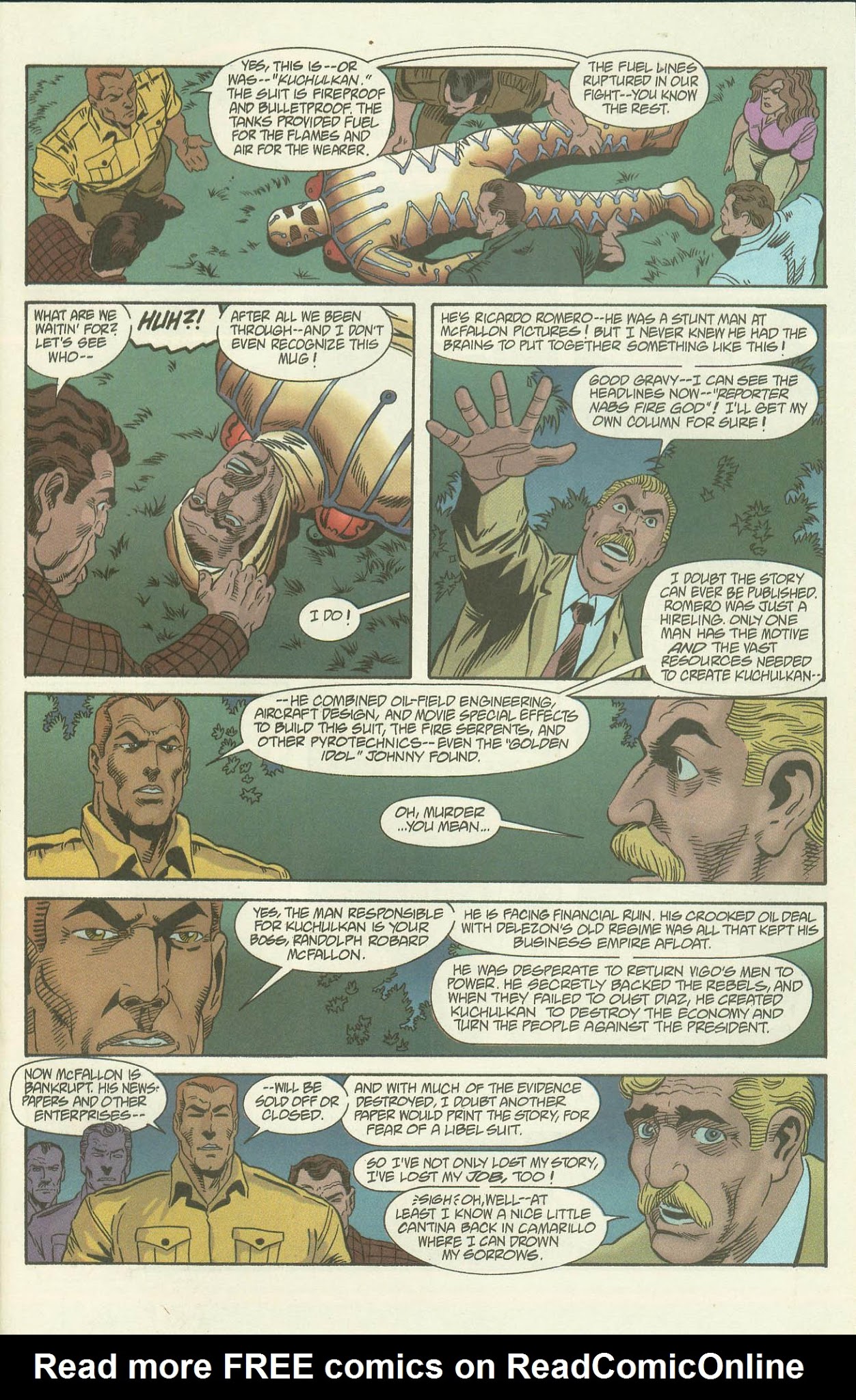 Read online Doc Savage: Curse of the Fire God comic -  Issue #4 - 25